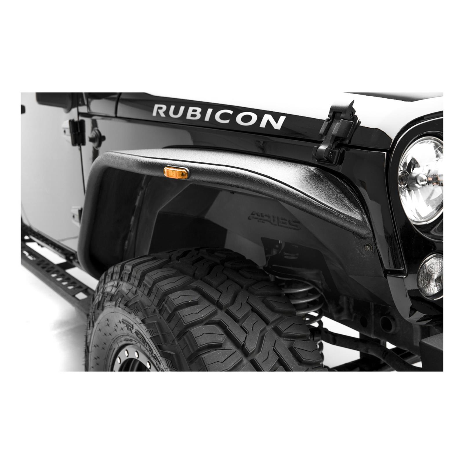 Aries Automotive Jeep Inner Fender Liners for 2020-2024 GLADIATOR, 2018-2024 WRANGLER - 1500550 Wheel Housings, Aluminum, Black Powdercoated, Liner, Front, Left, Right, Jeep, Pair thumbnail 4