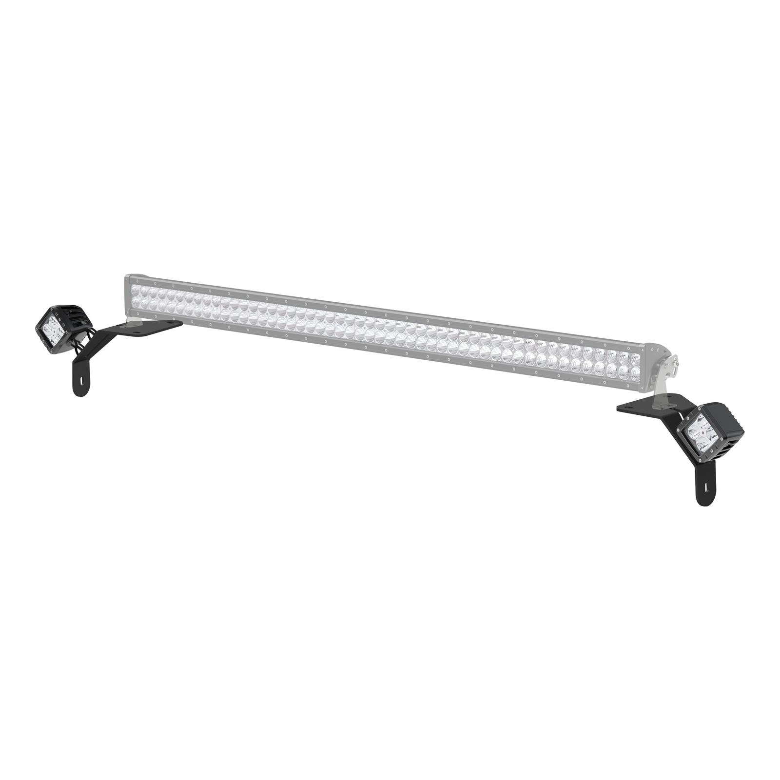 ARIES Automotive - Light Bars, Pods and Fog Lights for 2020-2025 GLADIATOR, 2018-2025 WRANGLER 1501305 LED Windshield 2018-2019 Jeep Wrangler JL thumbnail 7