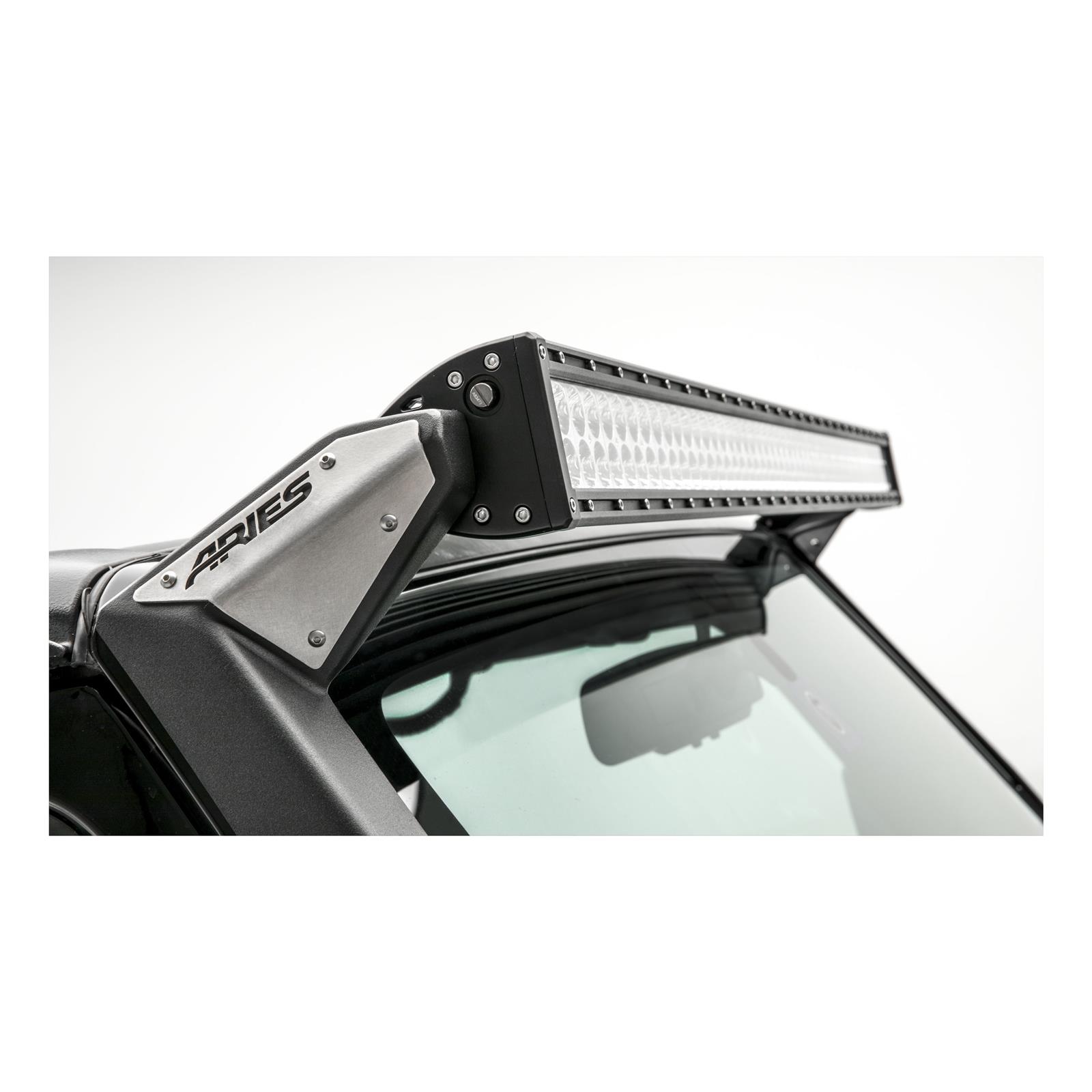 ARIES Automotive Light Mount Brackets 15911 Mounting Brackets, Jeep Roof, 07-17 Jeep JK thumbnail 7