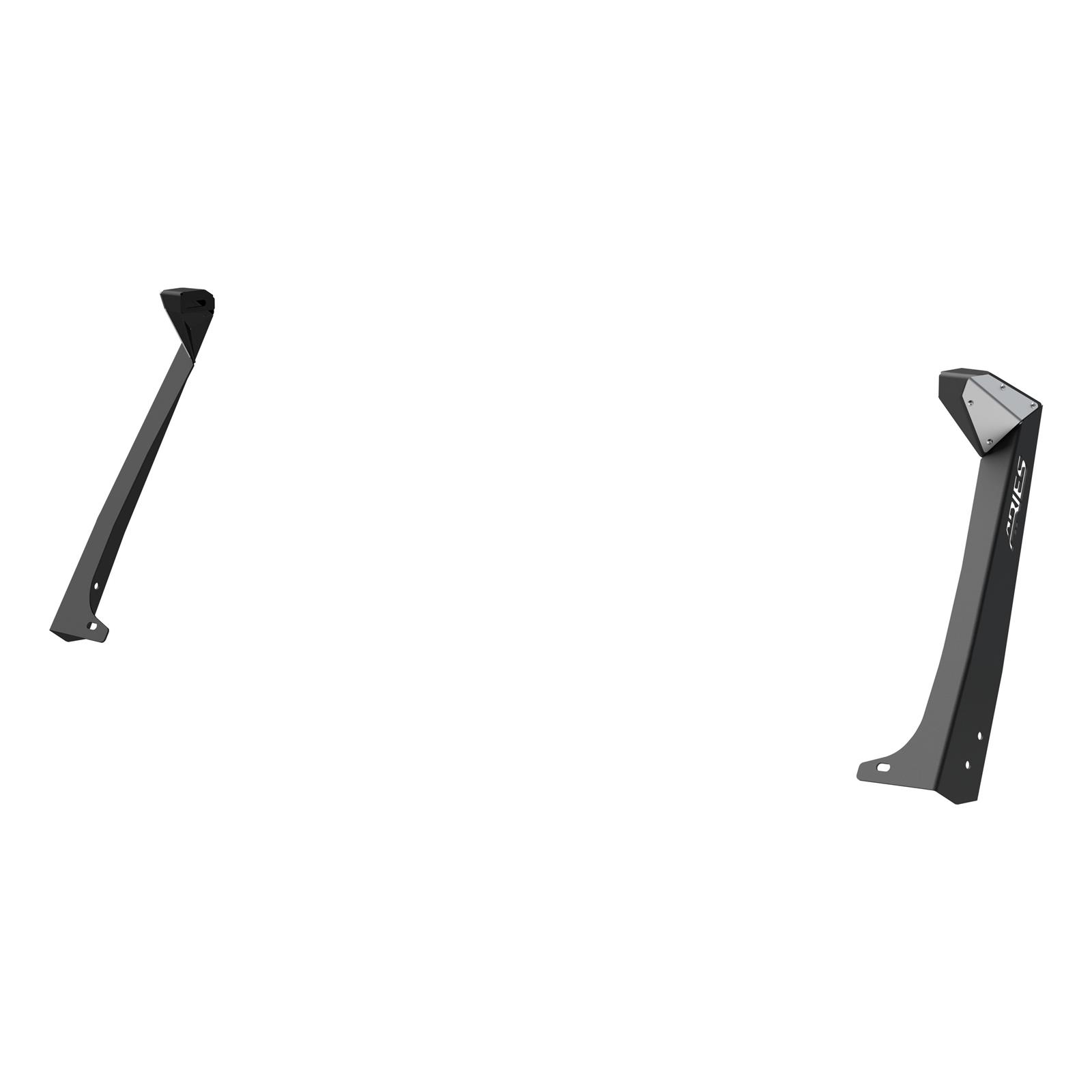 ARIES Automotive - Light Mount Brackets for 1997-2006 WRANGLER 15915 Auxiliary Brackets, Jeep Roof Rack, 97-06 Wrangler TJ thumbnail 7