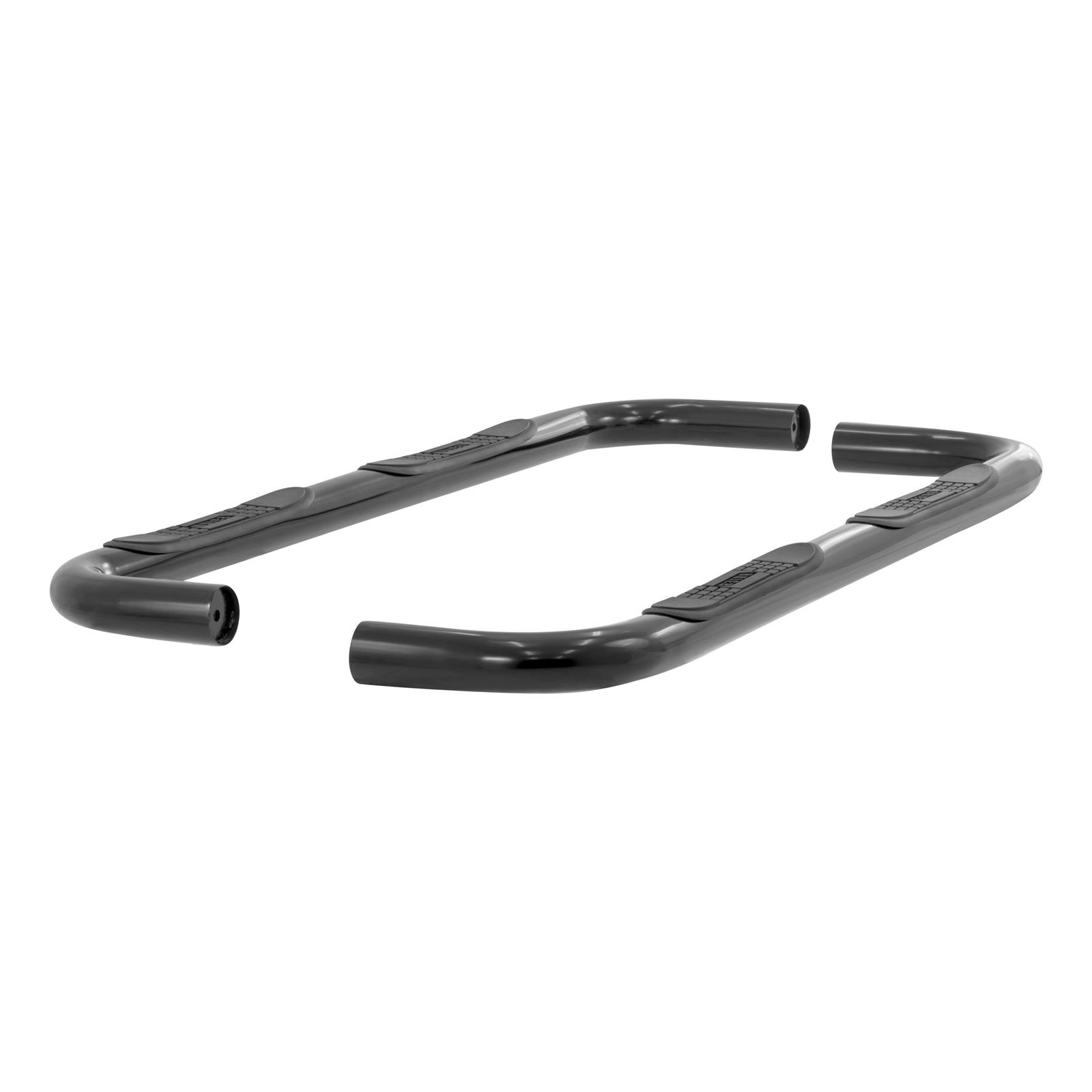 Aries Automotive 3 in. Round Side Bars for 1999-2004 GRAND CHEROKEE - 201001 Step Bars, Side, inch, Steel, Black Powdercoated, Jeep, Pair thumbnail 2