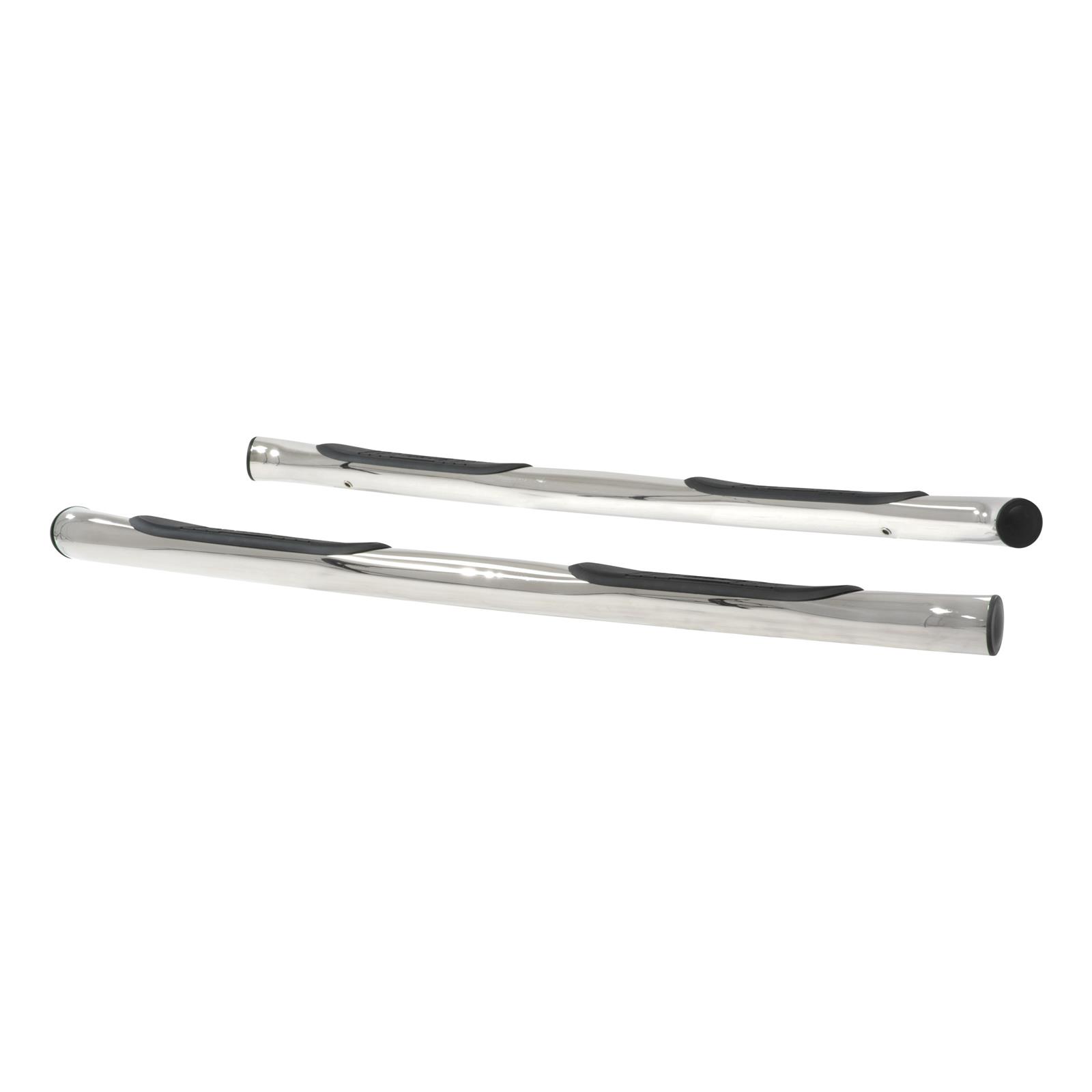 Aries Automotive 3 in. Round Side Bars for 2008-2012 LIBERTY - 201005-2 Step Bars, Side, inch, Stainless Steel, Polished, Jeep, Pair thumbnail 6
