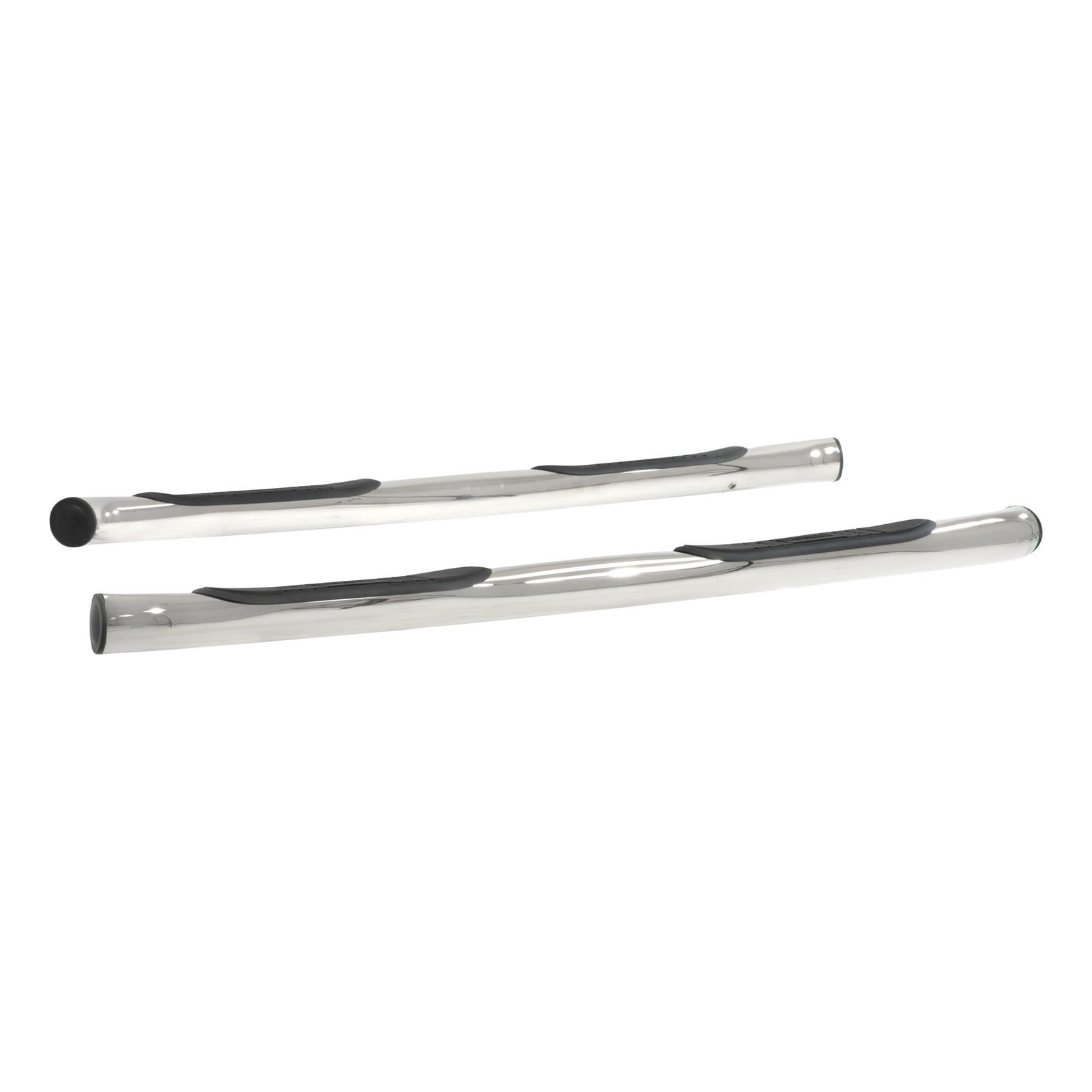Aries Automotive 3 in. Round Side Bars for 2008-2012 LIBERTY - 201005-2 Step Bars, Side, inch, Stainless Steel, Polished, Jeep, Pair thumbnail 7