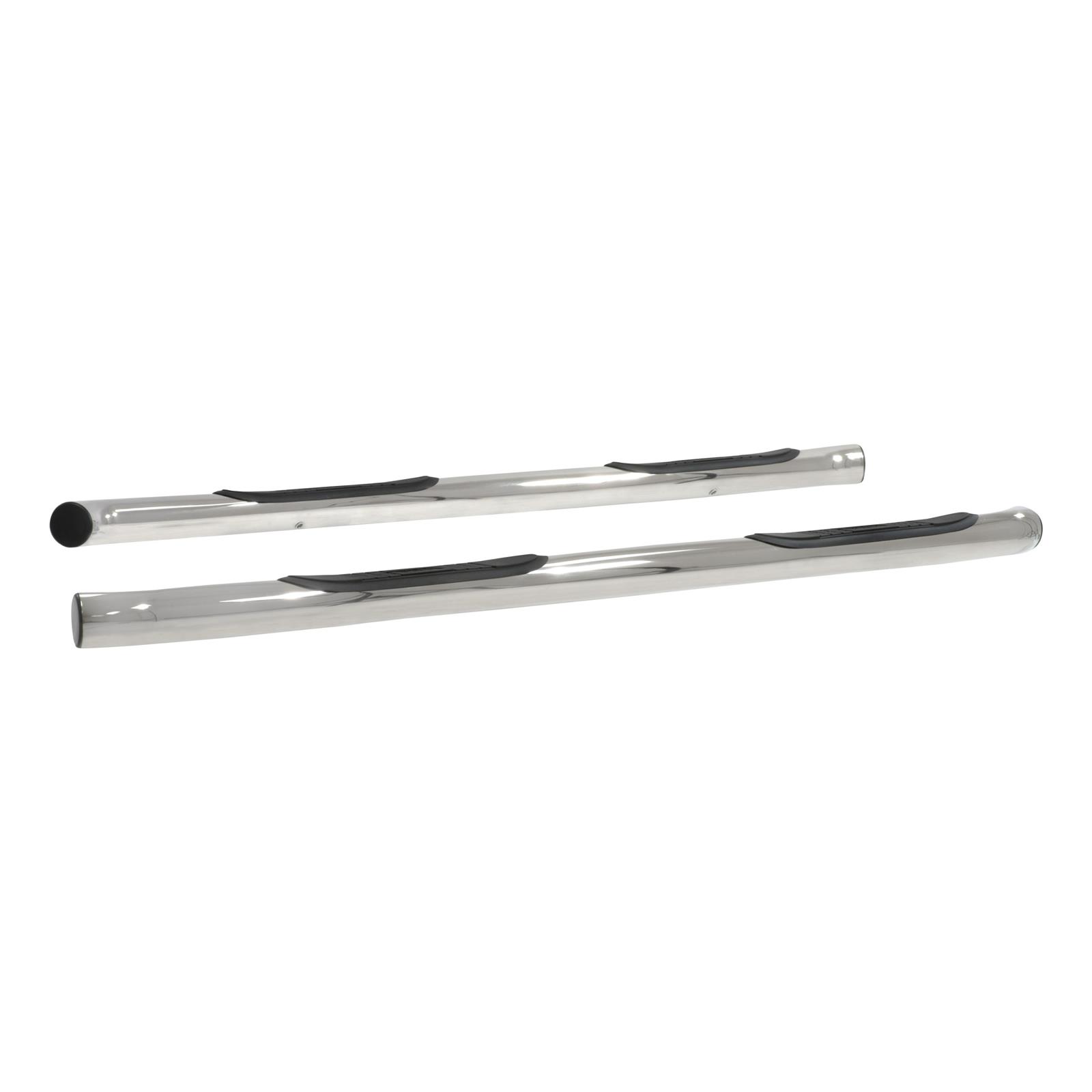 Aries Automotive 3 in. Round Side Bars 201008-2 Step Bars, Side, inch, Stainless Steel, Polished, Jeep, Pair thumbnail 3