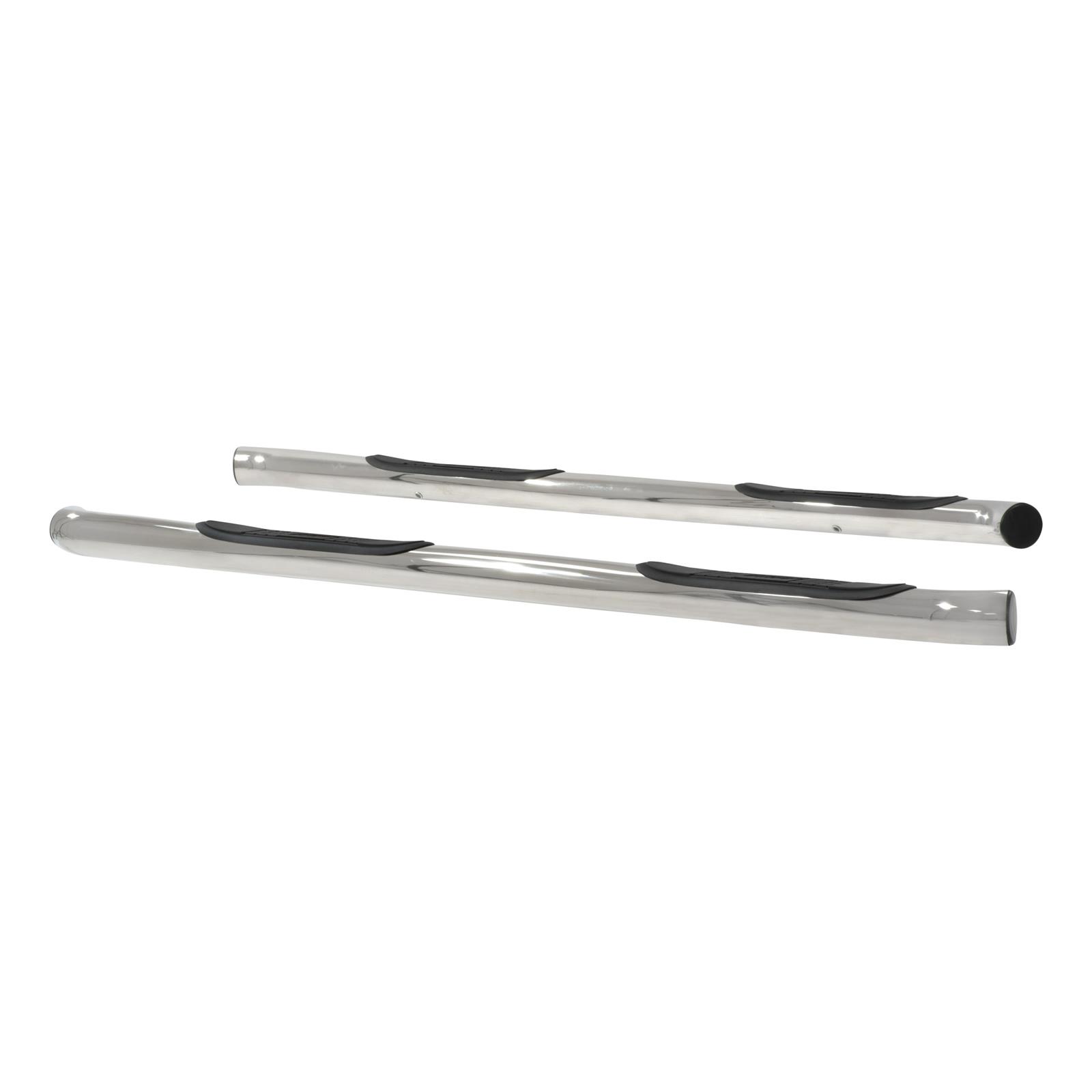 Aries Automotive 3 in. Round Side Bars 201008-2 Step Bars, Side, inch, Stainless Steel, Polished, Jeep, Pair thumbnail 2