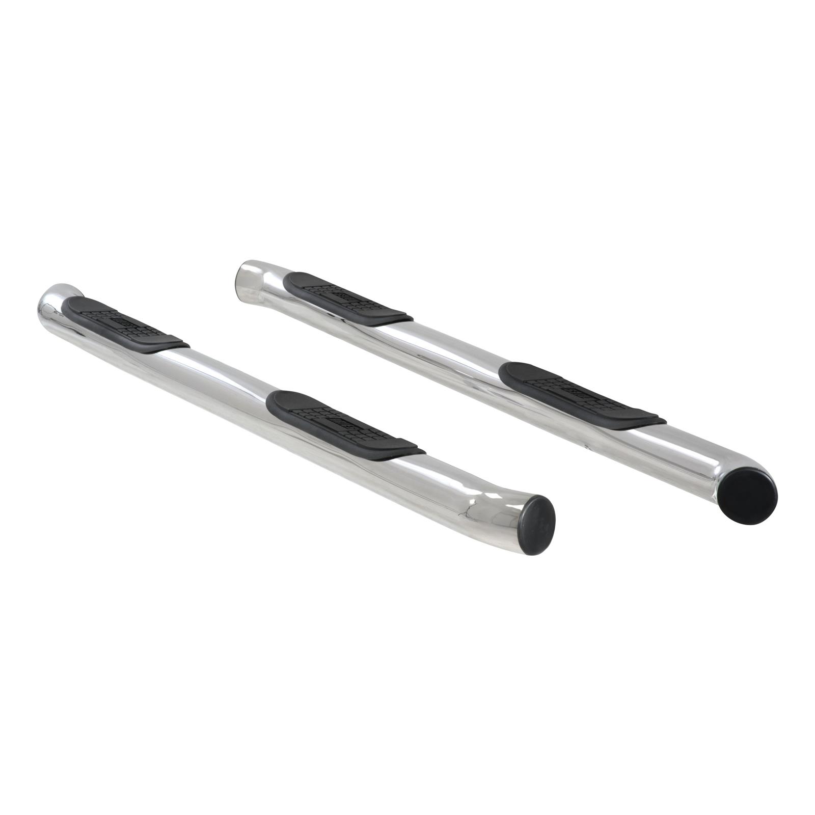 Aries Automotive 3 in. Round Side Bars 201008-2 Step Bars, Side, inch, Stainless Steel, Polished, Jeep, Pair thumbnail 4