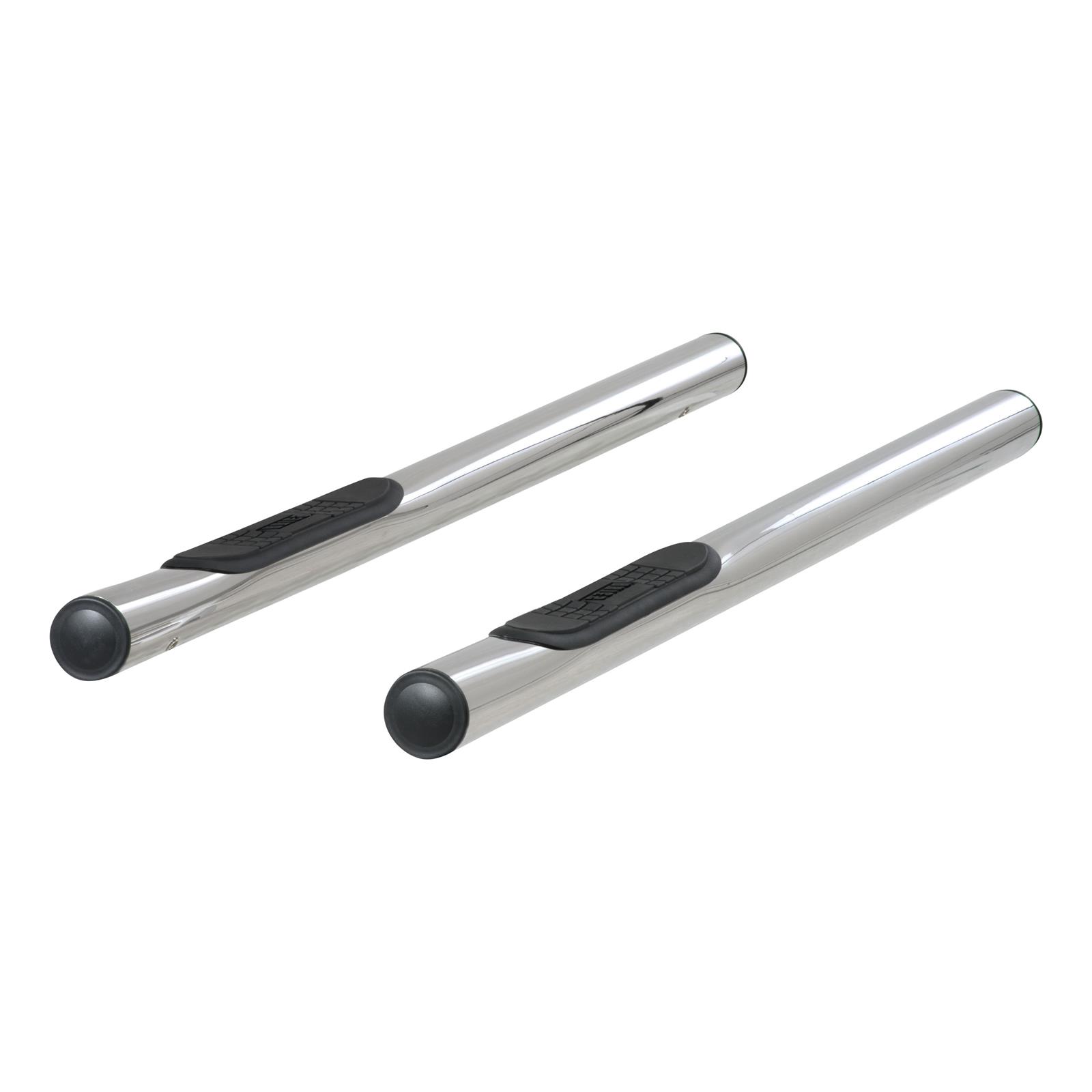 Aries Automotive 3 in. Round Side Bars for 1997-2004 TACOMA - 202001-2 Step Bars, Side, inch, Stainless Steel, Polished, Toyota, Pair thumbnail 4