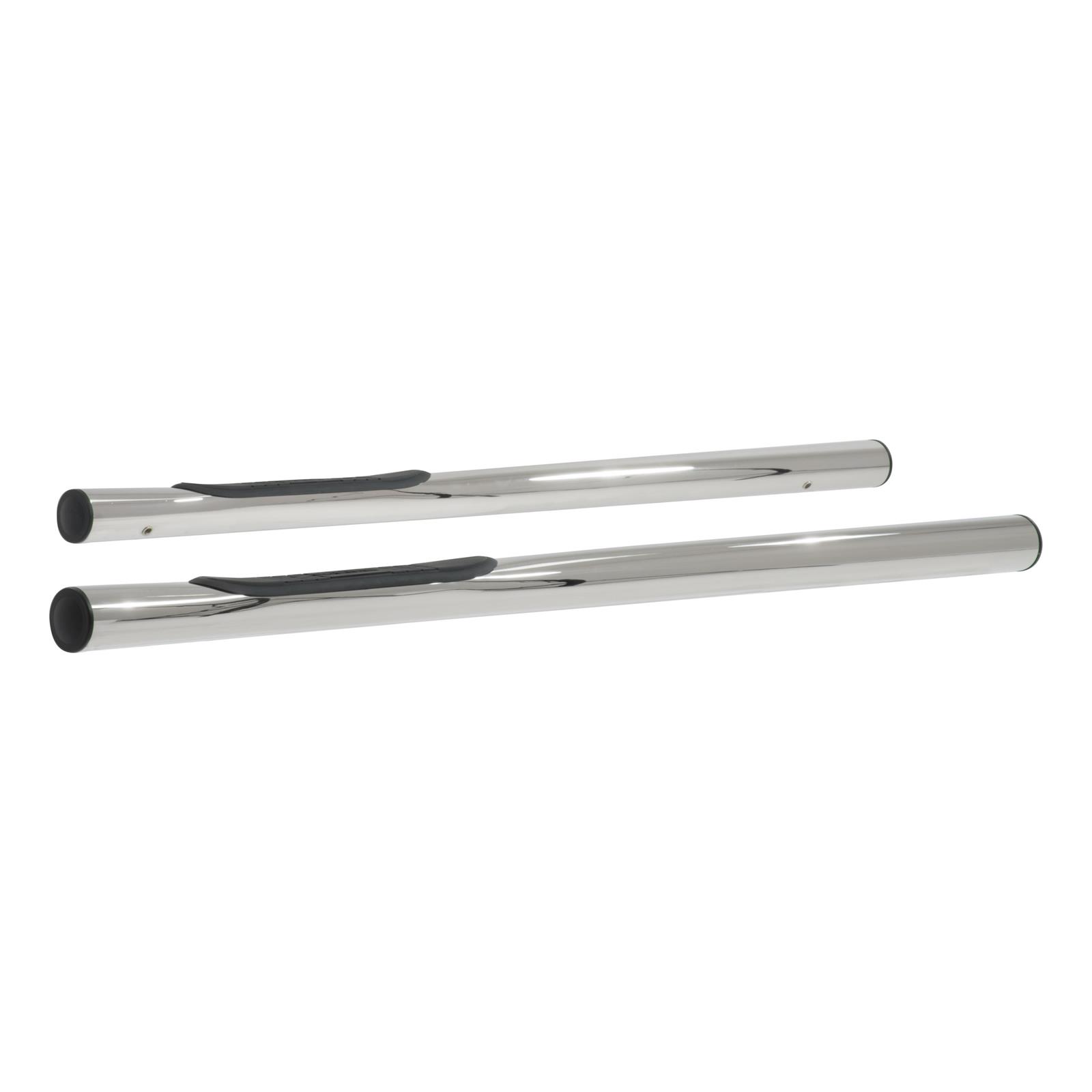 Aries Automotive 3 in. Round Side Bars for 1997-2004 TACOMA - 202001-2 Step Bars, Side, inch, Stainless Steel, Polished, Toyota, Pair thumbnail 5