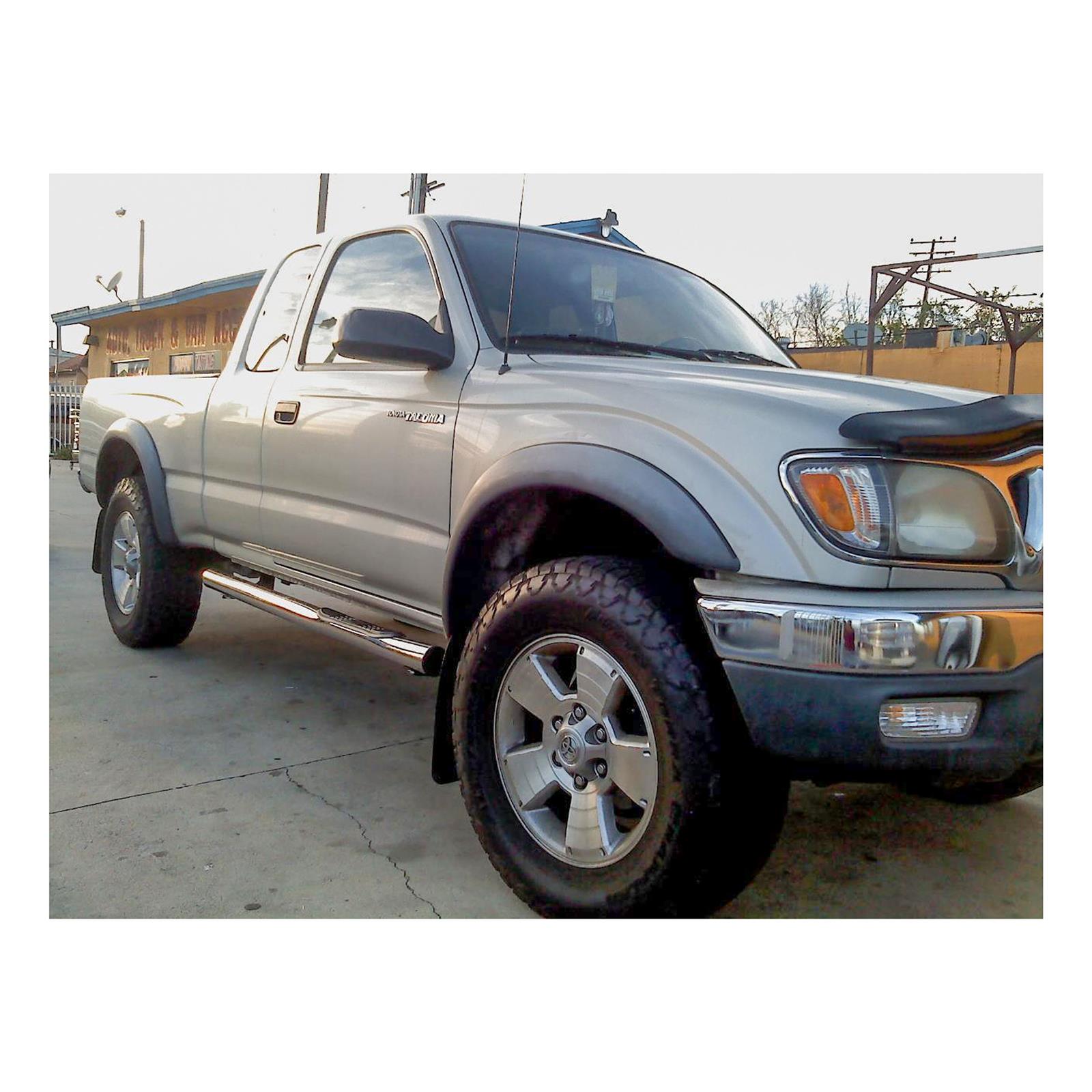 Aries Automotive 3 in. Round Side Bars for 1997-2004 TACOMA - 202001-2 Step Bars, Side, inch, Stainless Steel, Polished, Toyota, Pair thumbnail 2