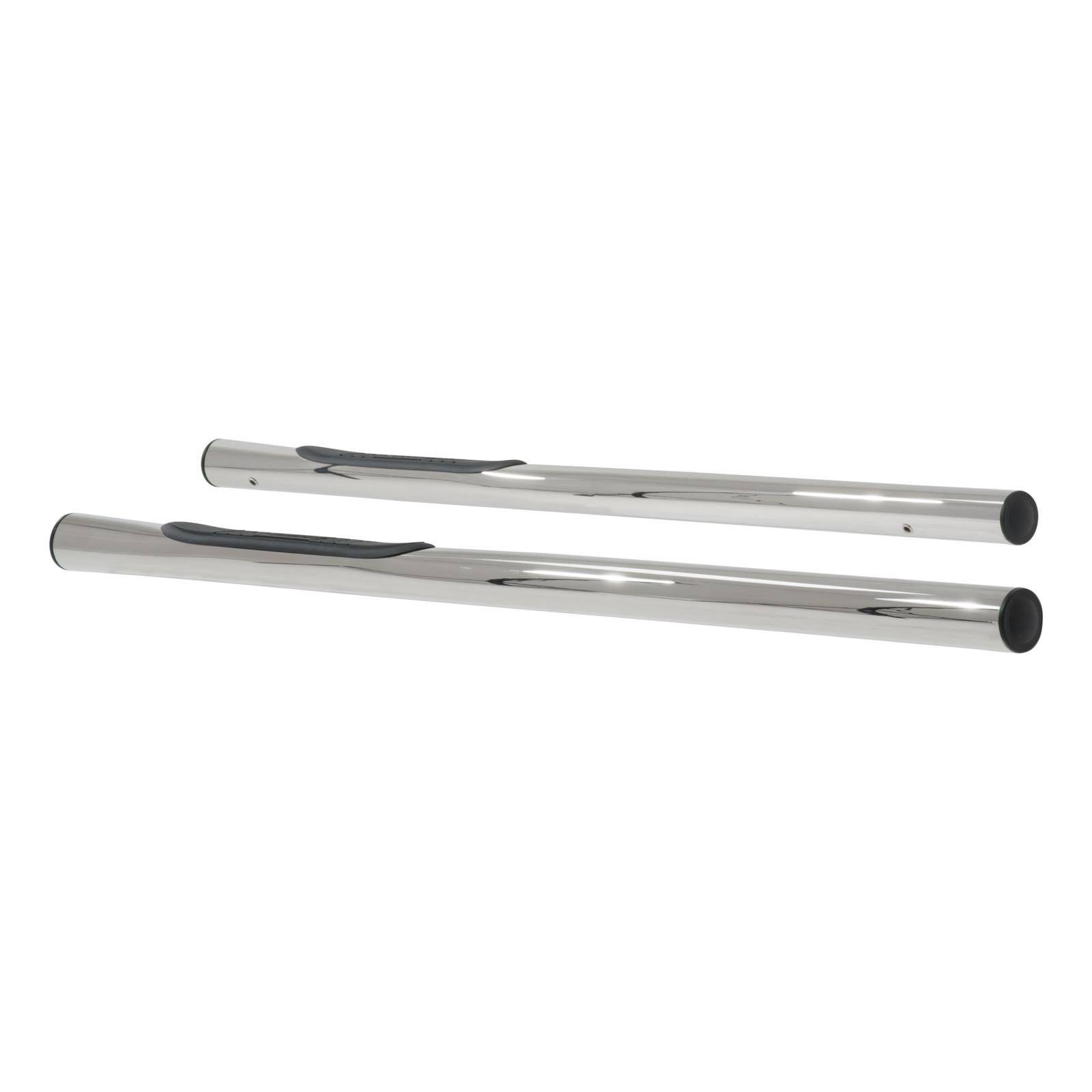 Aries Automotive 3 in. Round Side Bars for 1997-2004 TACOMA - 202001-2 Step Bars, Side, inch, Stainless Steel, Polished, Toyota, Pair thumbnail 7