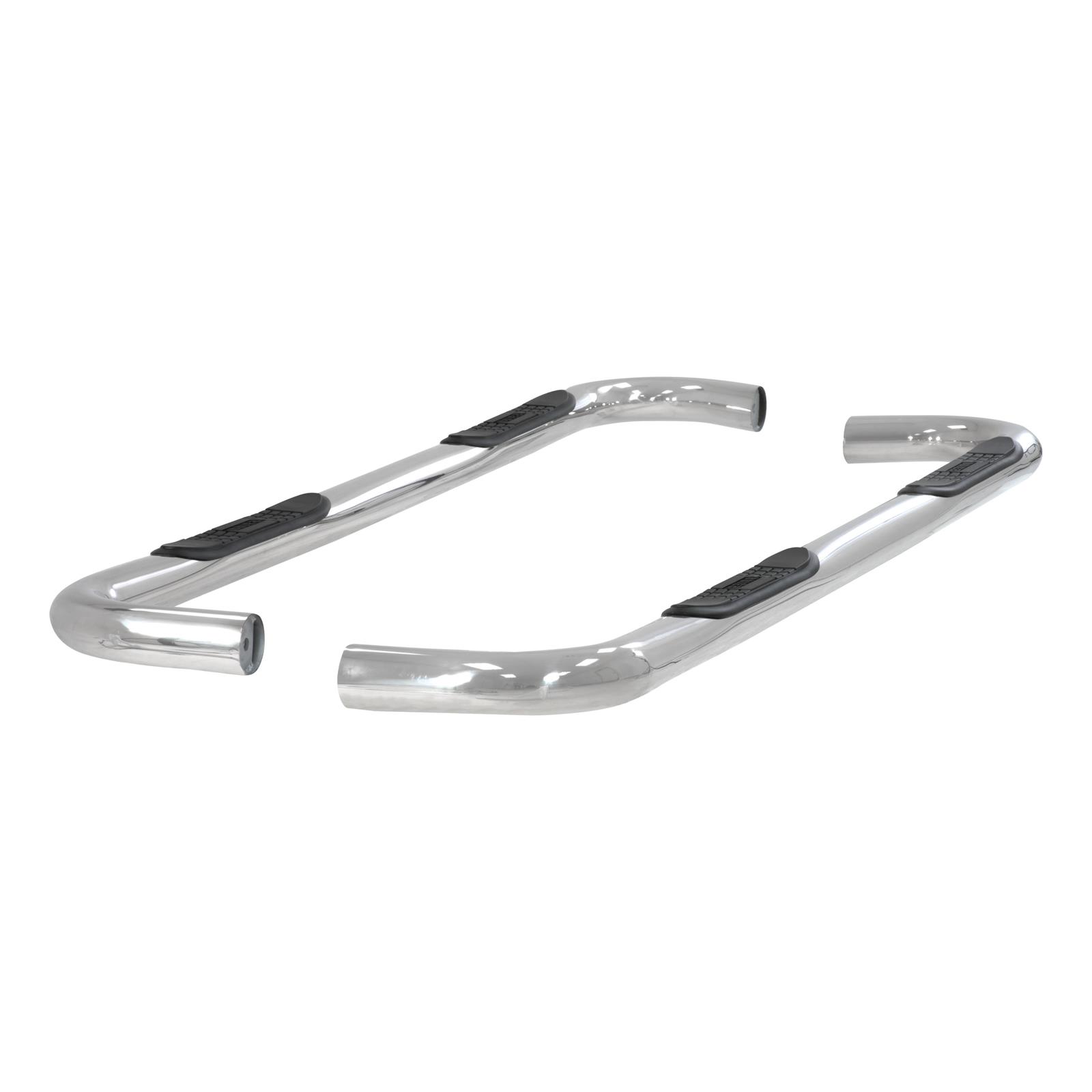 Aries Automotive 3 in. Round Side Bars for 2004-2006 TUNDRA - 202006-2 Step Bars, Diameter, Stainless Steel, Polished, Toyota, Pair thumbnail 4