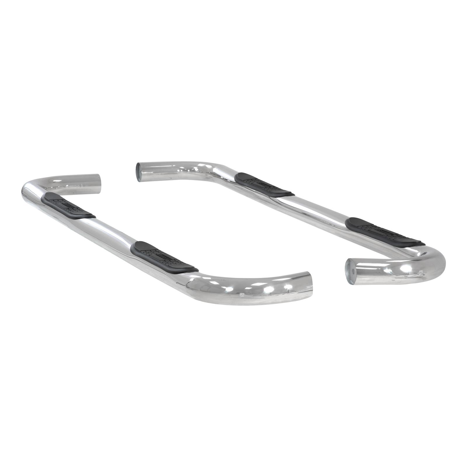 Aries Automotive 3 in. Round Side Bars for 2004-2006 TUNDRA - 202006-2 Step Bars, Diameter, Stainless Steel, Polished, Toyota, Pair thumbnail 3