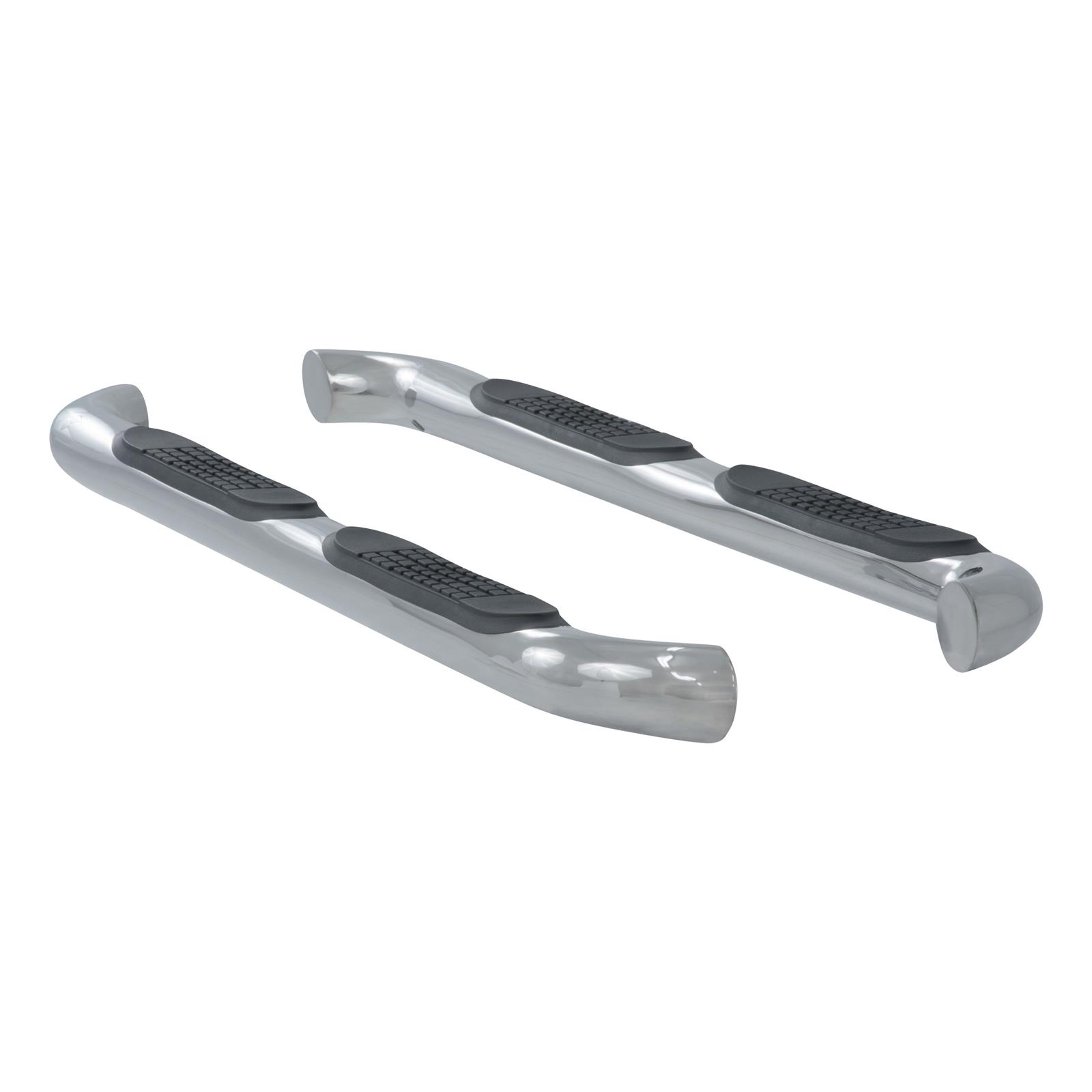 Aries Automotive 3 in. Round Side Bars for 2005-2023 TACOMA - 202008-2 Step Bars, Side, inch, Stainless Steel, Polished, Toyota, Pair thumbnail 2