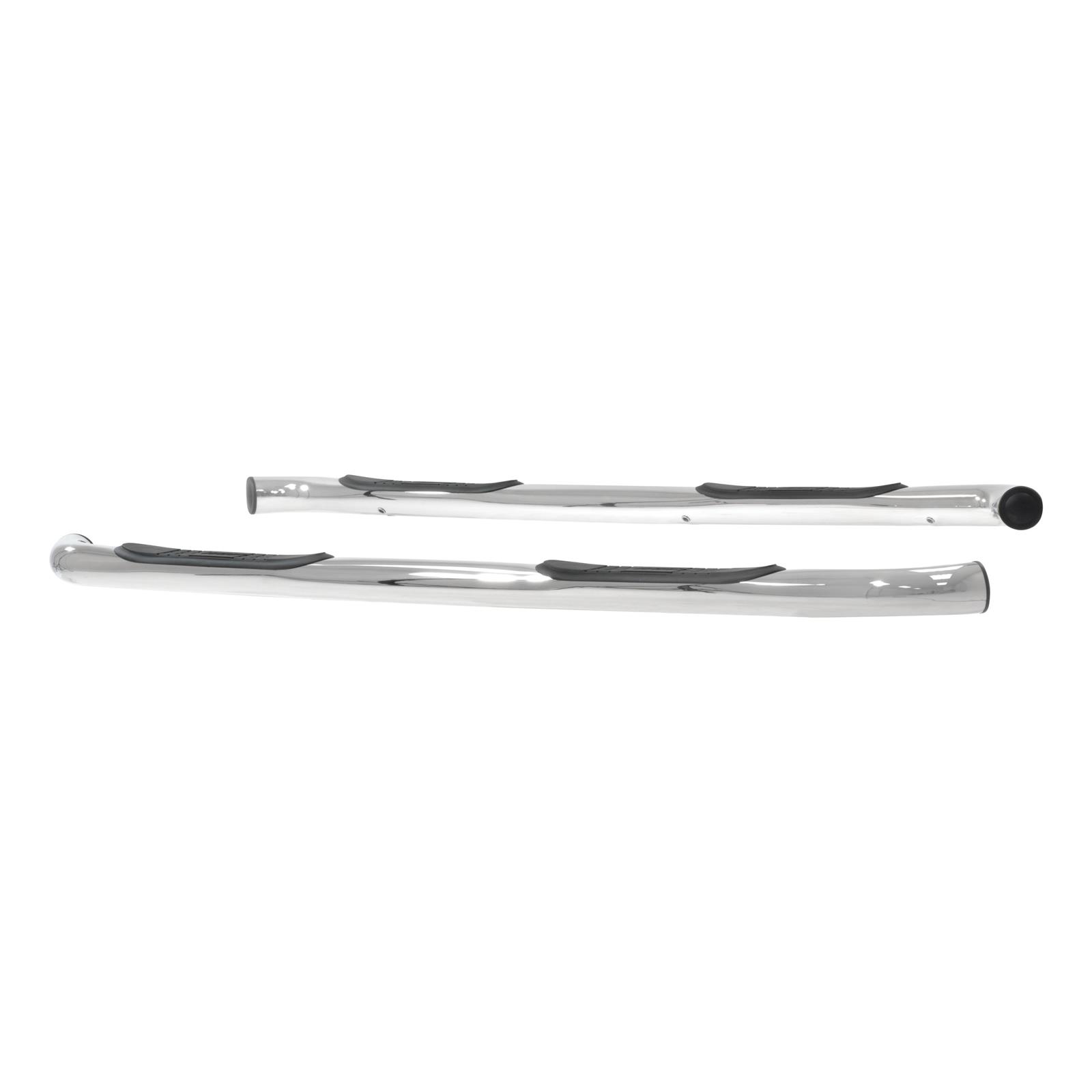 Aries Automotive 3 in. Round Side Bars for 2007-2021 TUNDRA - 202012-2 Step Bars, Diameter, Stainless Steel, Polished, Toyota, Pair thumbnail 4