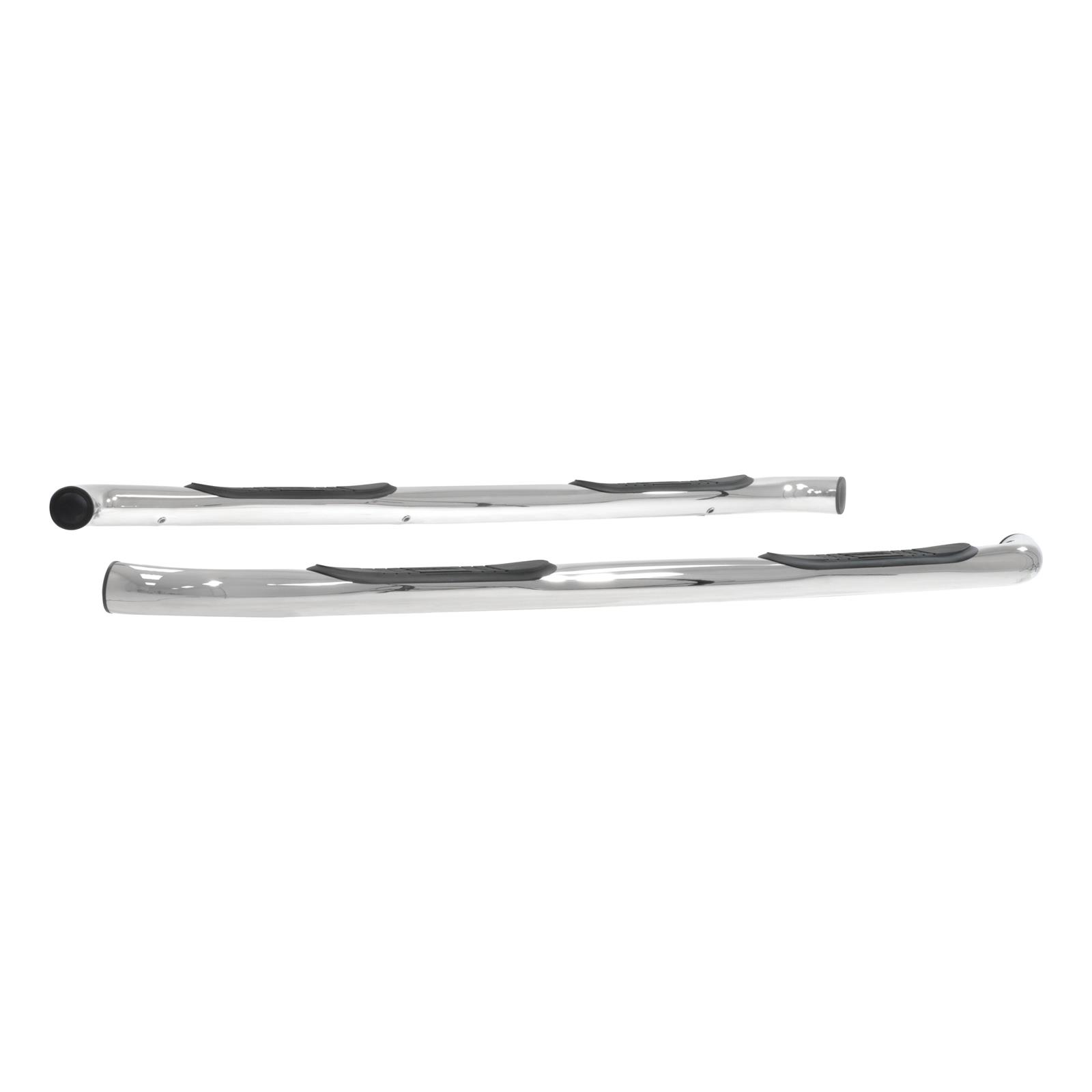 Aries Automotive 3 in. Round Side Bars for 2007-2021 TUNDRA - 202012-2 Step Bars, Diameter, Stainless Steel, Polished, Toyota, Pair thumbnail 5