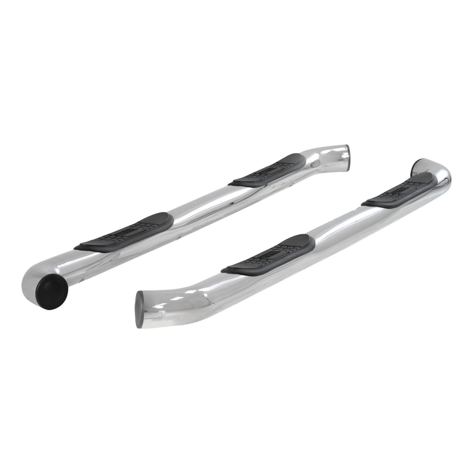 Aries Automotive 3 in. Round Side Bars for 2007-2021 TUNDRA - 202012-2 Step Bars, Diameter, Stainless Steel, Polished, Toyota, Pair thumbnail 3