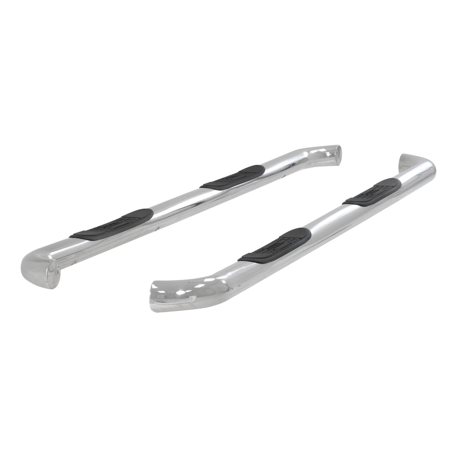 Aries Automotive 3 in. Round Side Bars for 2007-2021 TUNDRA - 202013-2 Step Bars, Diameter, Stainless Steel, Polished, Toyota, Pair thumbnail 4