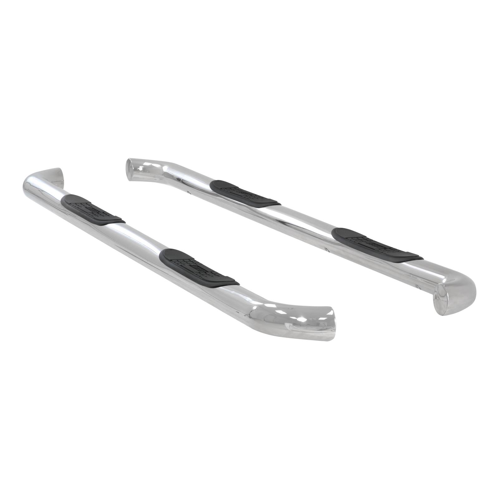 Aries Automotive 3 in. Round Side Bars for 2007-2021 TUNDRA - 202013-2 Step Bars, Diameter, Stainless Steel, Polished, Toyota, Pair thumbnail 7