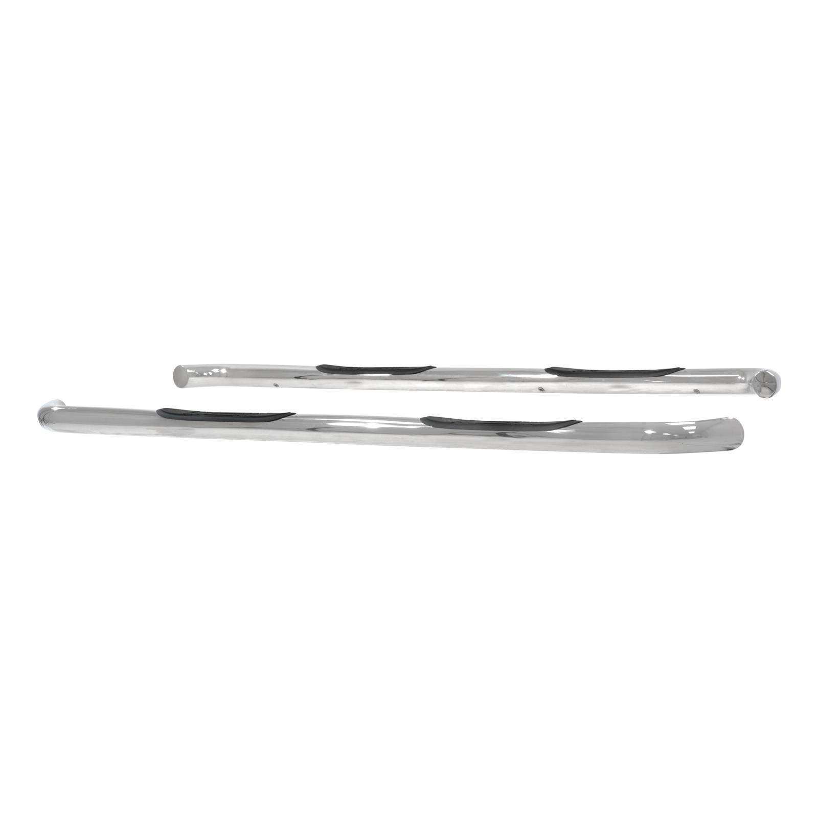 Aries Automotive 3 in. Round Side Bars for 2007-2021 TUNDRA - 202013-2 Step Bars, Diameter, Stainless Steel, Polished, Toyota, Pair thumbnail 6
