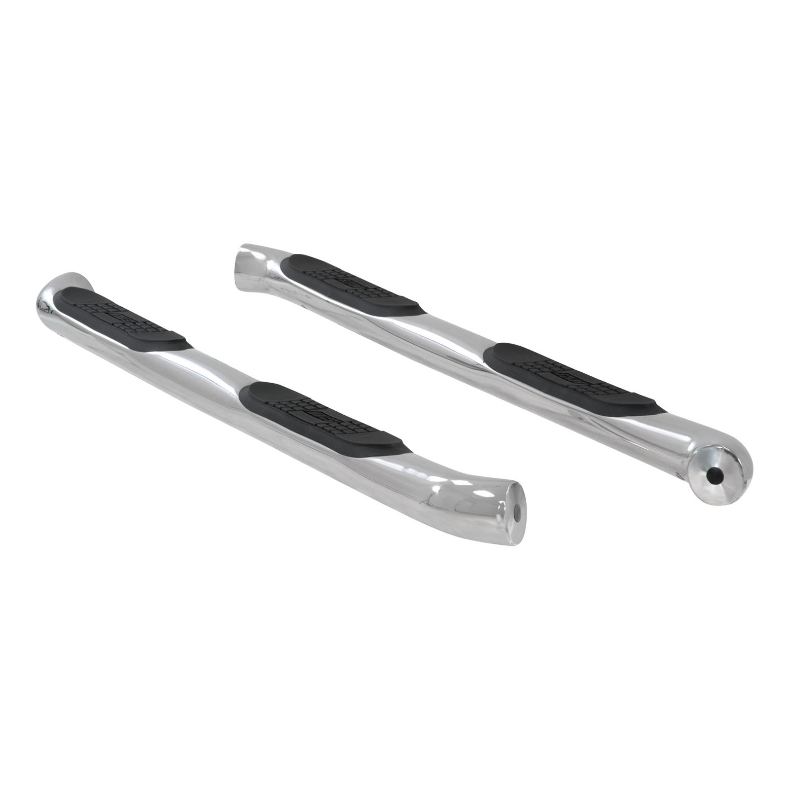 Aries Automotive 3 in. Round Side Bars for 2014-2021 HIGHLANDER - 202019-2 Step Bars, Diameter, Stainless Steel, Polished, Toyota, Pair