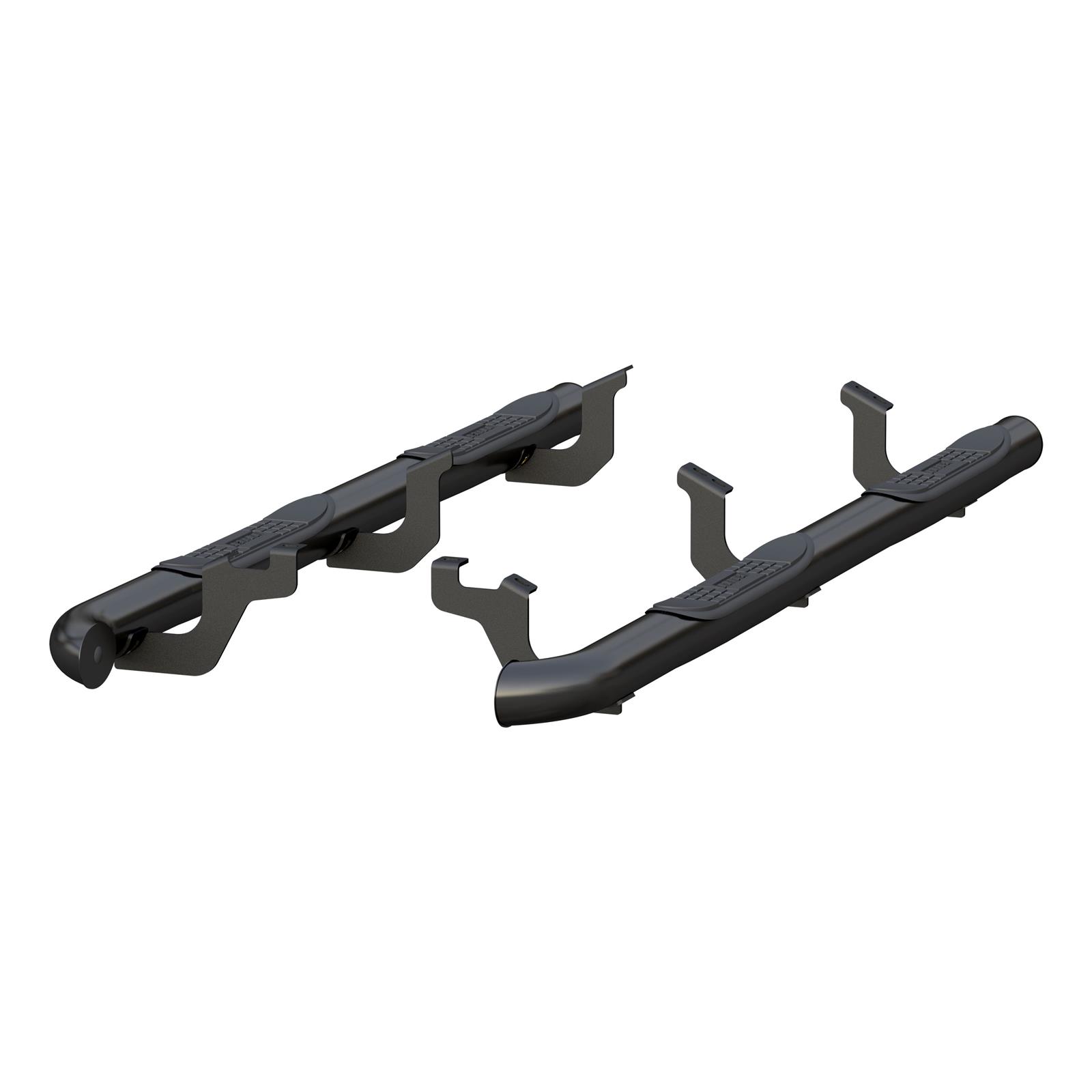 Aries Automotive 3 in. Round Side Bars for 2014-2018 4RUNNER - 202022 Nerf and Step Bars, Steel, Black, Gloss, Powdercoated, 3.00 Diameter, Toyota, Pair thumbnail 2