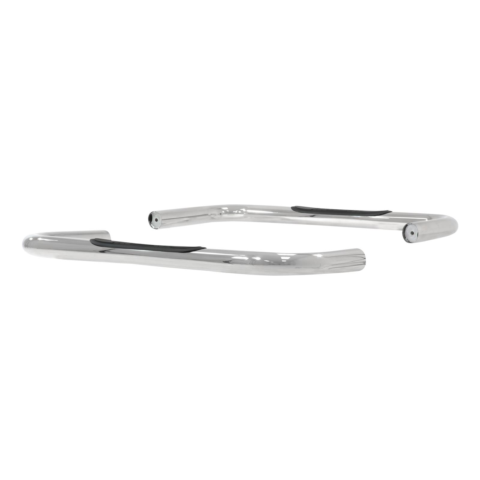 Aries Automotive 3 in. Round Side Bars for 1980-1996 F-150 - 203001-2 Step Bars, Diameter, Stainless Steel, Polished, Ford, Pair thumbnail 5
