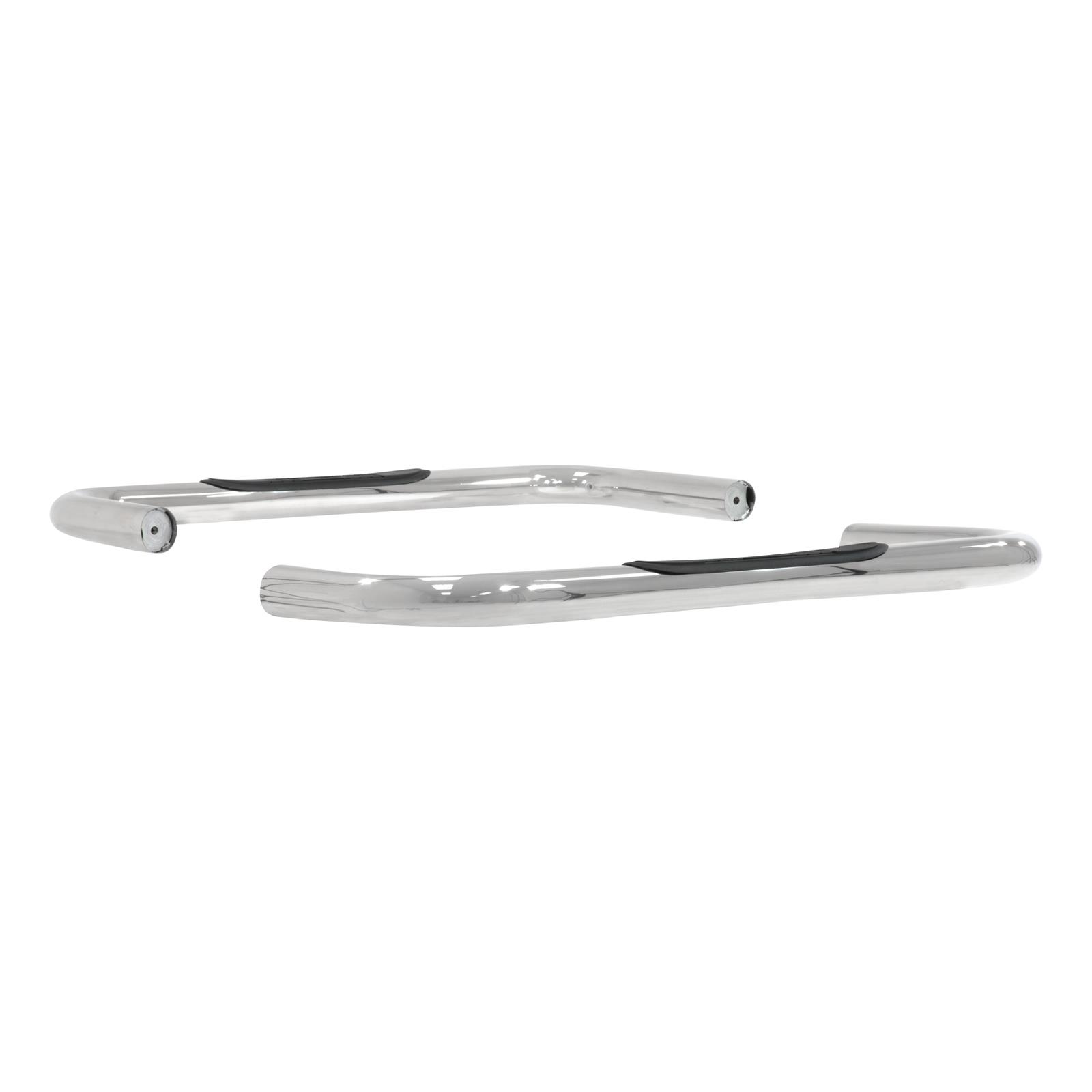 Aries Automotive 3 in. Round Side Bars for 1980-1996 F-150 - 203001-2 Step Bars, Diameter, Stainless Steel, Polished, Ford, Pair thumbnail 4