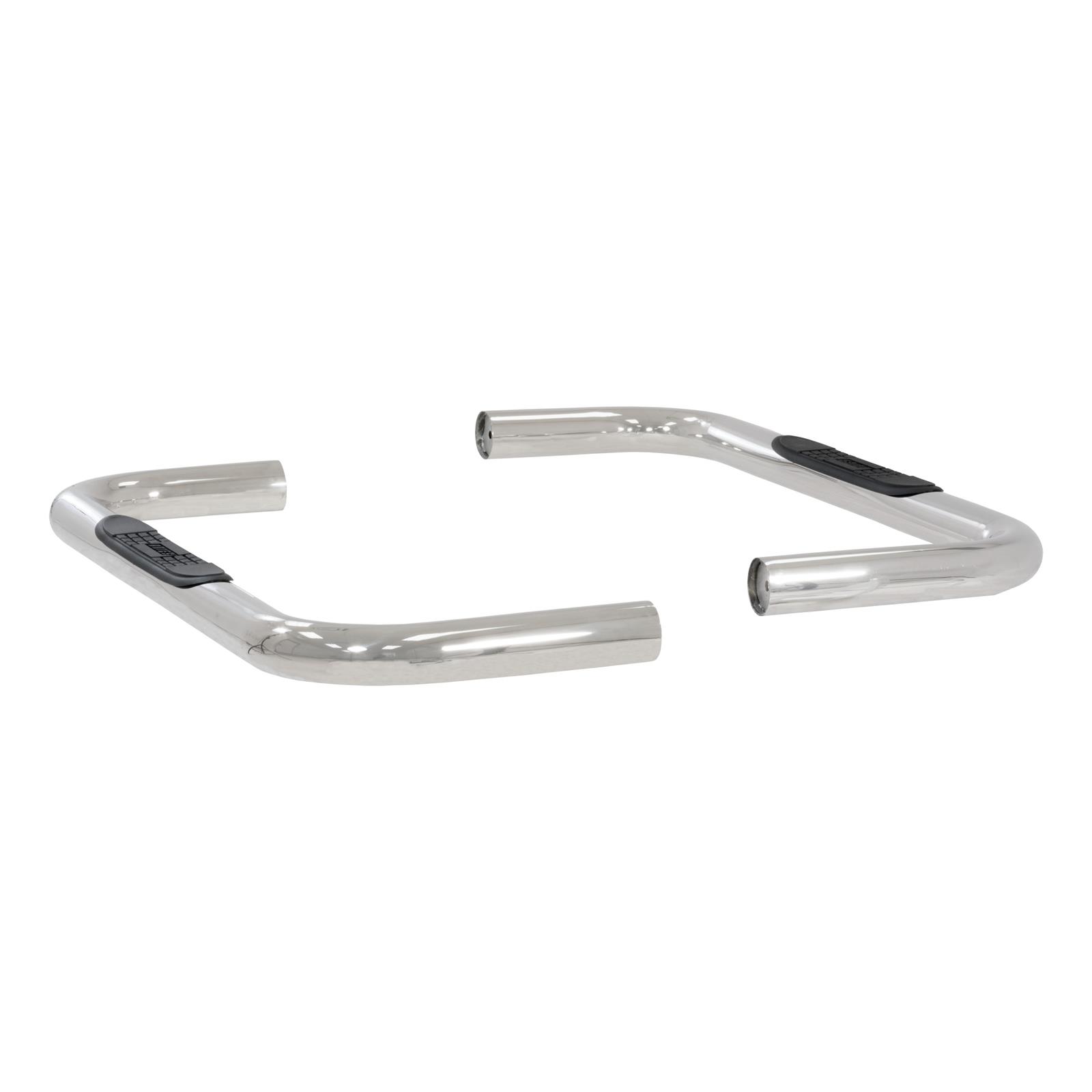 Aries Automotive 3 in. Round Side Bars for 1980-1996 F-150 - 203001-2 Step Bars, Diameter, Stainless Steel, Polished, Ford, Pair thumbnail 3