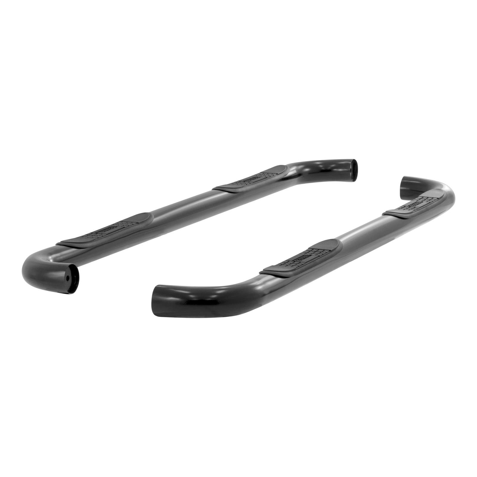 Aries Automotive 3 in. Round Side Bars 203004 Step Bars, Diameter, Steel, Black Powdercoated, Ford, Pair thumbnail 2