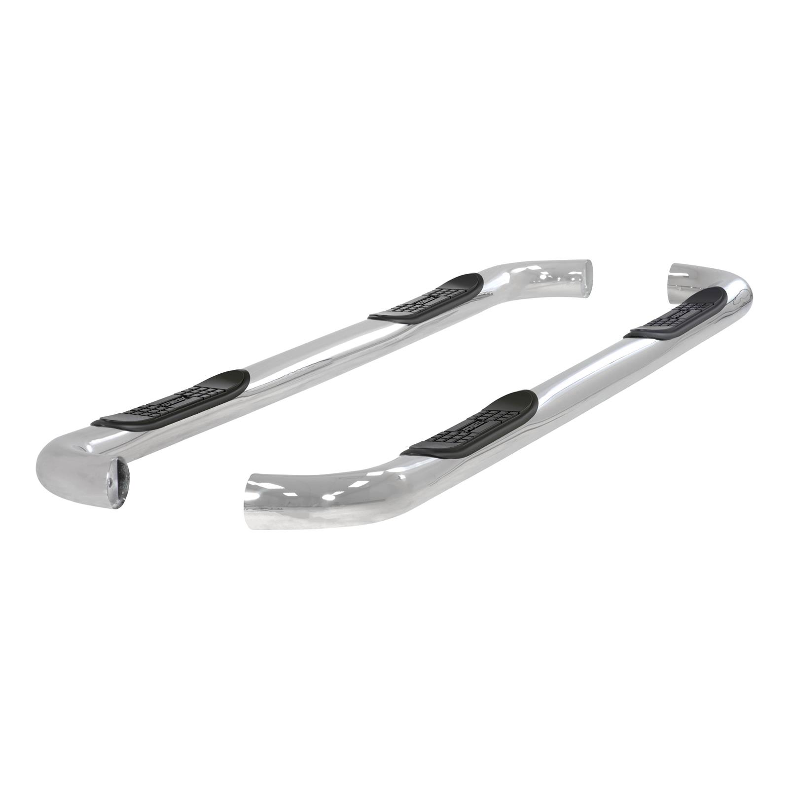 Aries Automotive 3 in. Round Side Bars 203006-2 Step Bars, Diameter, Stainless Steel, Polished, Ford, Pair thumbnail 4