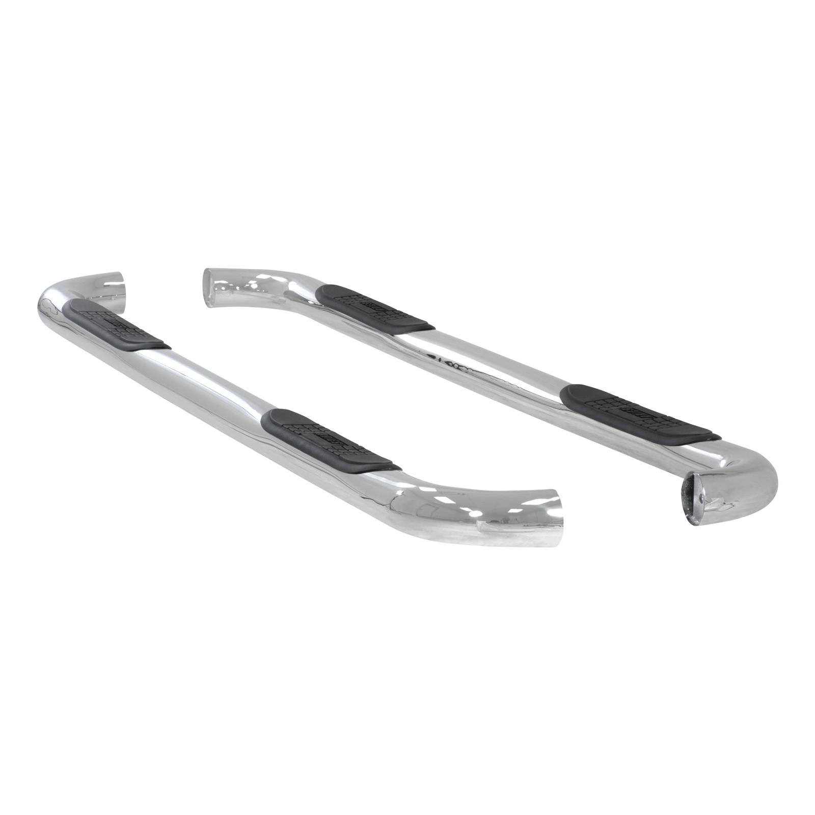 Aries Automotive 3 in. Round Side Bars 203006-2 Step Bars, Diameter, Stainless Steel, Polished, Ford, Pair thumbnail 5
