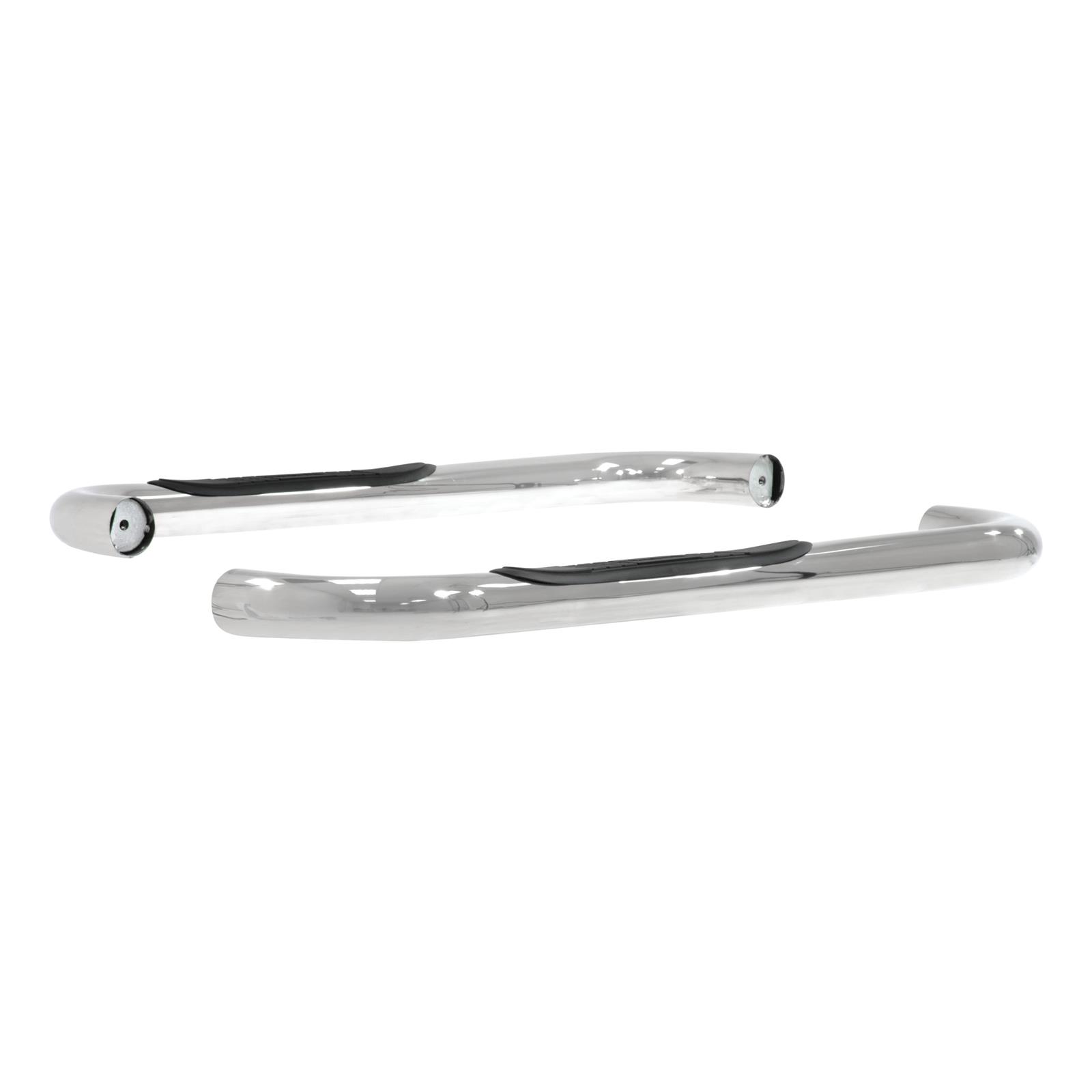 Aries Automotive 3 in. Round Side Bars 203007-2 Step Bars, Diameter, Stainless Steel, Polished, Ford, Pair thumbnail 5