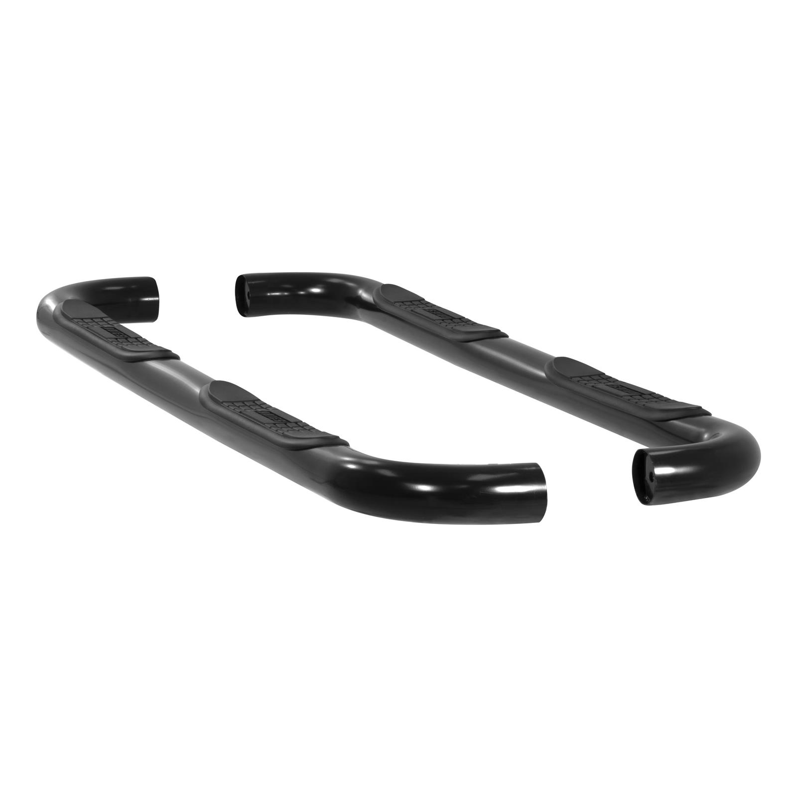Aries Automotive 3 in. Round Side Bars 203008 Step Bars, Side, inch, Steel, Black Powdercoated, Ford, Pair thumbnail 2