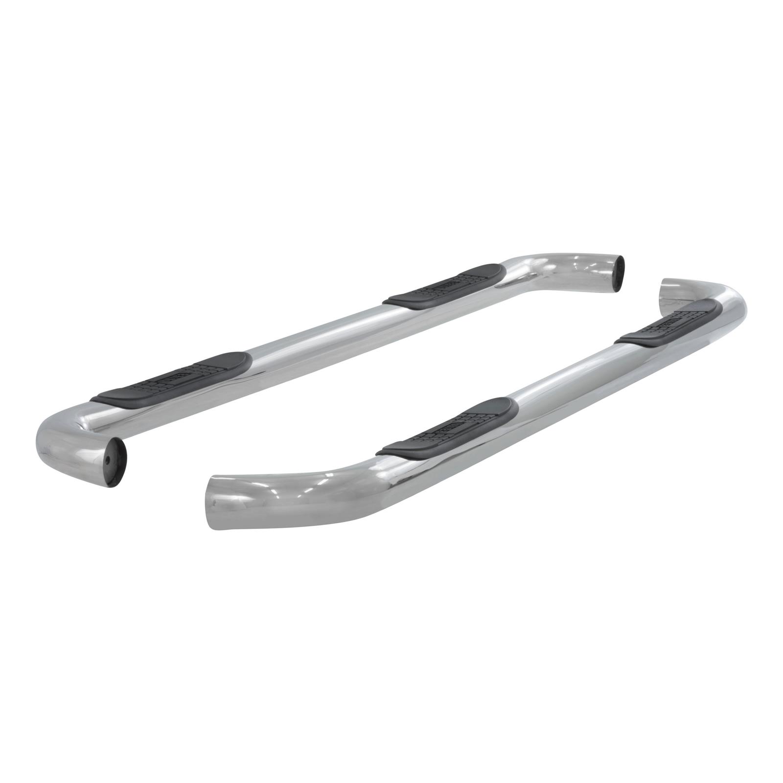 Aries Automotive 3 in. Round Side Bars for 2001-2005 EXPLORER SPORT TRAC - 203010-2 Step Bars, Diameter, Stainless Steel, Polished, Ford, Pair thumbnail 2
