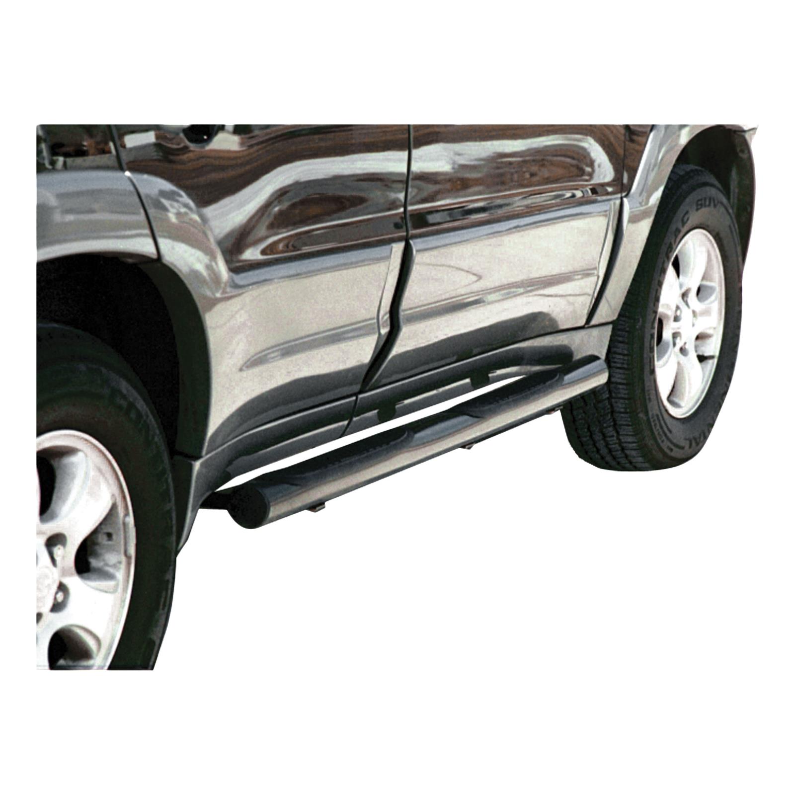 Aries Automotive 3 in. Round Side Bars for 2001-2007 ESCAPE, 2001-2006 TRIBUTE - 203012 Step Bars, Diameter, Steel, Black Powdercoated, Ford, Mazda, Pair