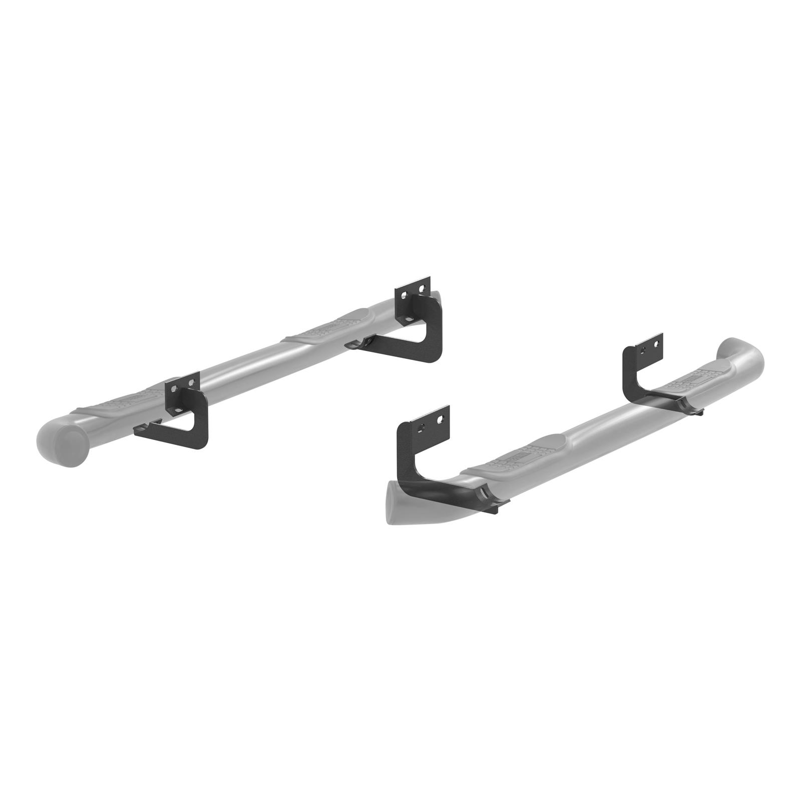 Aries Automotive 3 in. Round Side Bars for 2004-2008 F-150 - 203015 Step Bars, Diameter, Steel, Black Powdercoated, Ford, Lincoln, Pair thumbnail 4