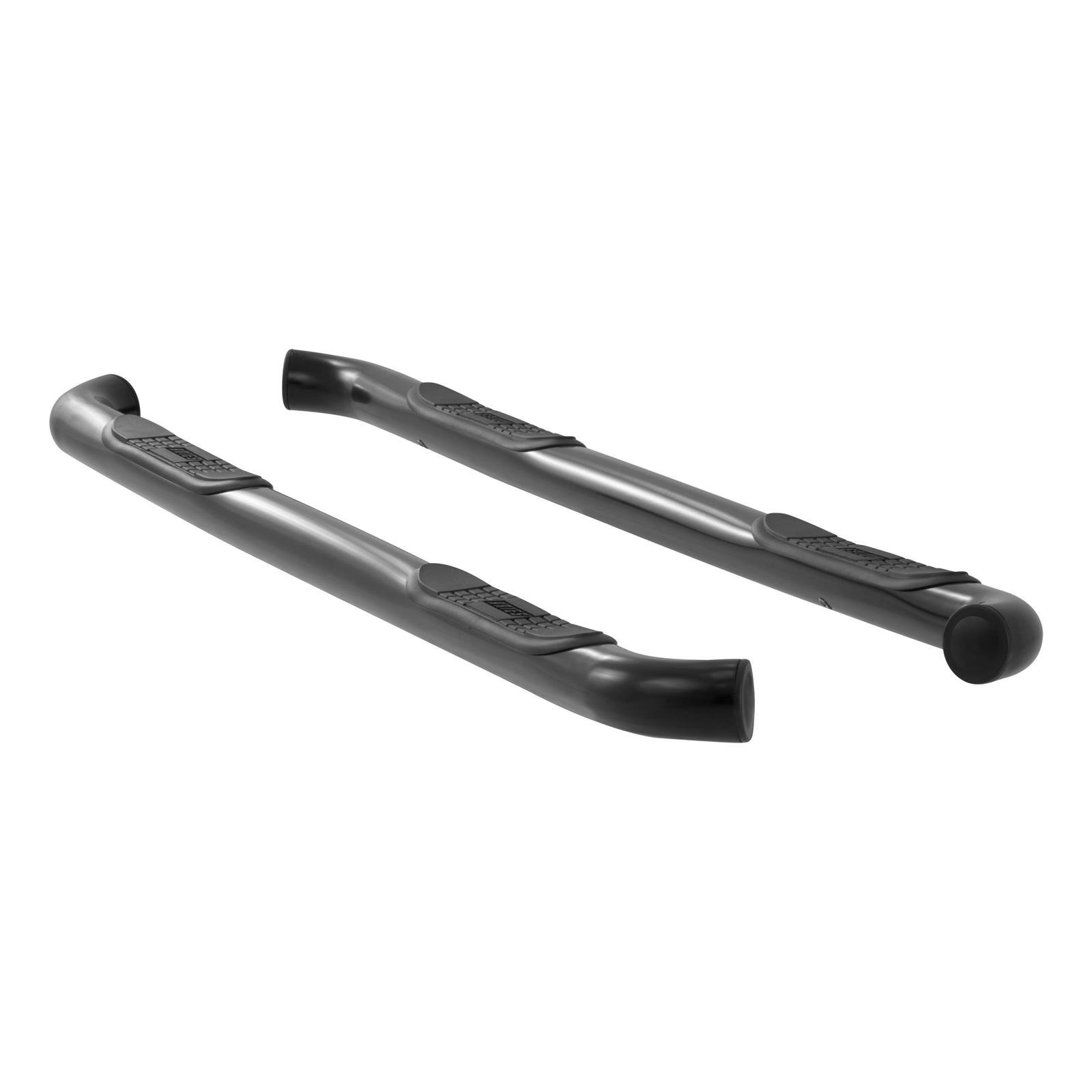 Aries Automotive 3 in. Round Side Bars for 2004-2008 F-150 - 203015 Step Bars, Diameter, Steel, Black Powdercoated, Ford, Lincoln, Pair thumbnail 2