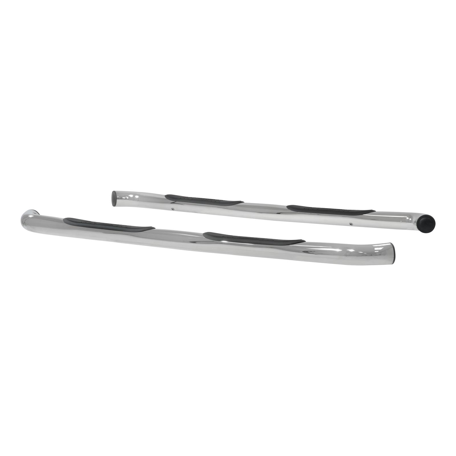 Aries Automotive 3 in. Round Side Bars 203016-2 Step Bars, Diameter, Stainless Steel, Polished, Ford, Pair thumbnail 5