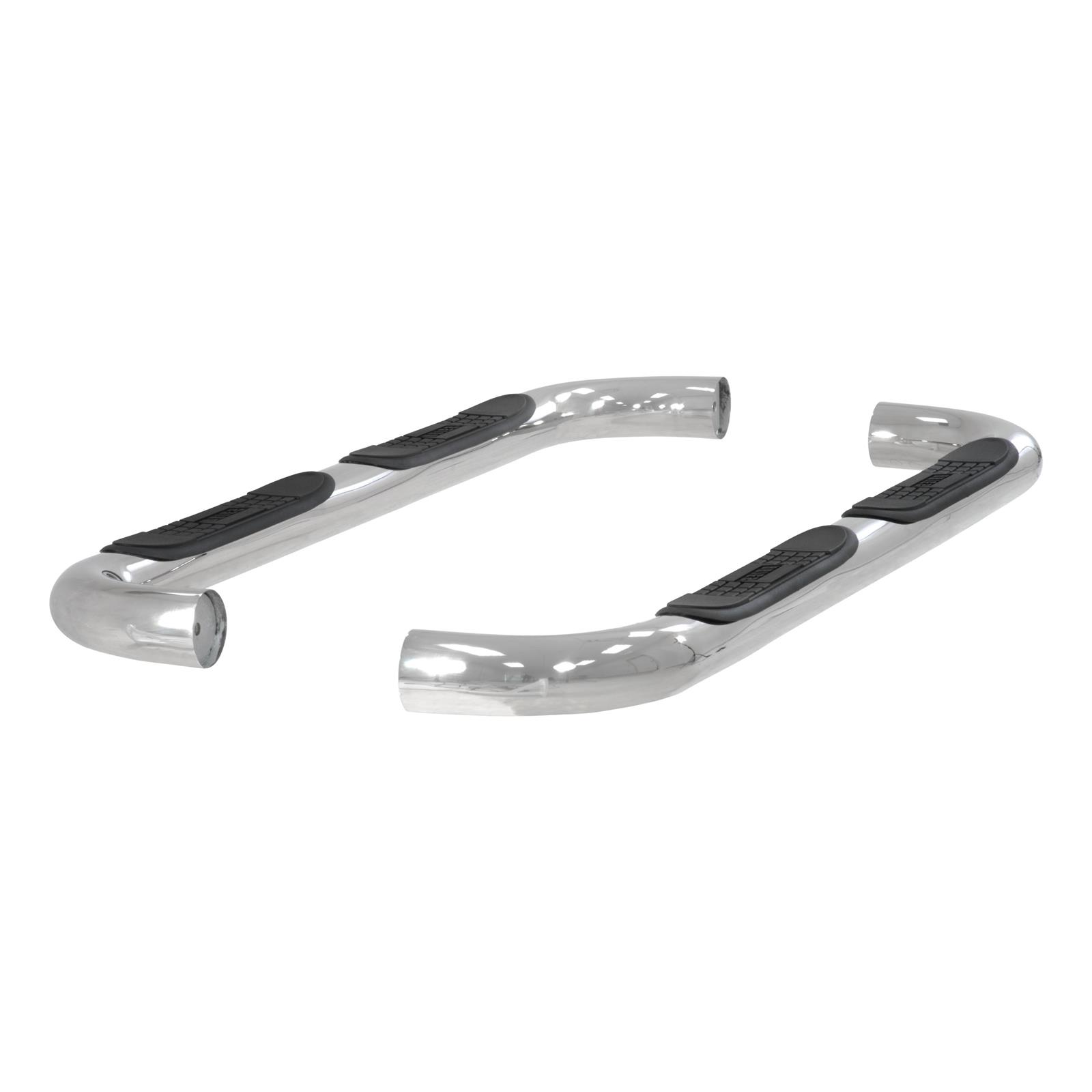 Aries Automotive 3 in. Round Side Bars 203033-2 Step Bars, Diameter, Stainless Steel, Polished, Ford, Mazda, Pair thumbnail 3