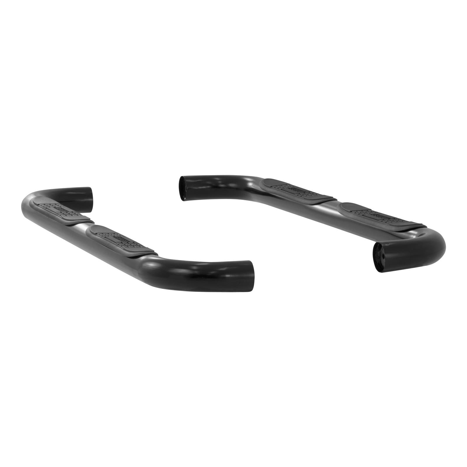Aries Automotive 3 in. Round Side Bars 203033 Step Bars, Diameter, Steel, Black Powdercoated, Ford, Mazda, Pair thumbnail 2