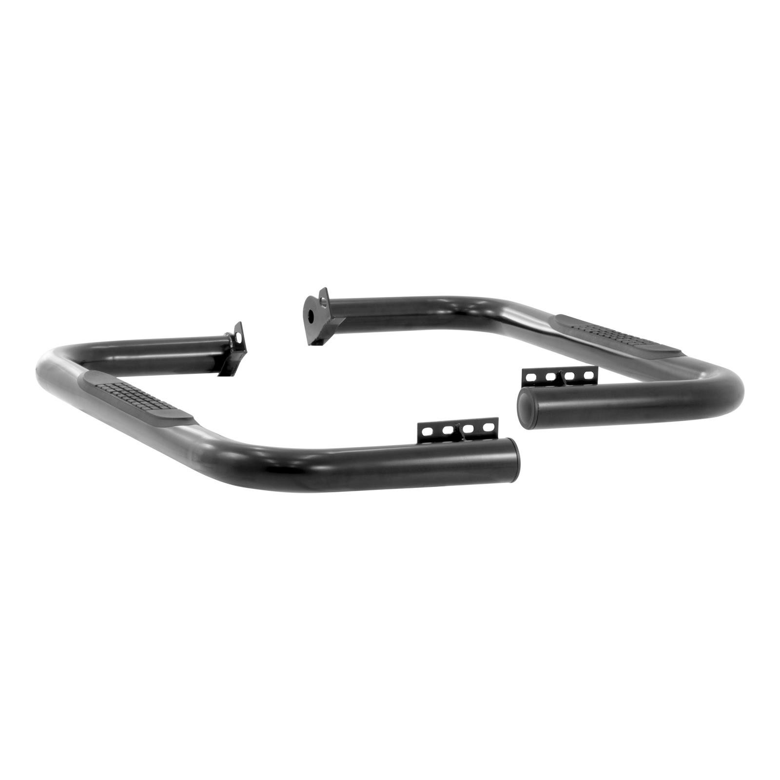 Aries Automotive 3 in. Round Side Bars for 1966-1972 BRONCO - 203038 Step Bars, Diameter, Steel, Black Powdercoated, Ford, Pair thumbnail 6