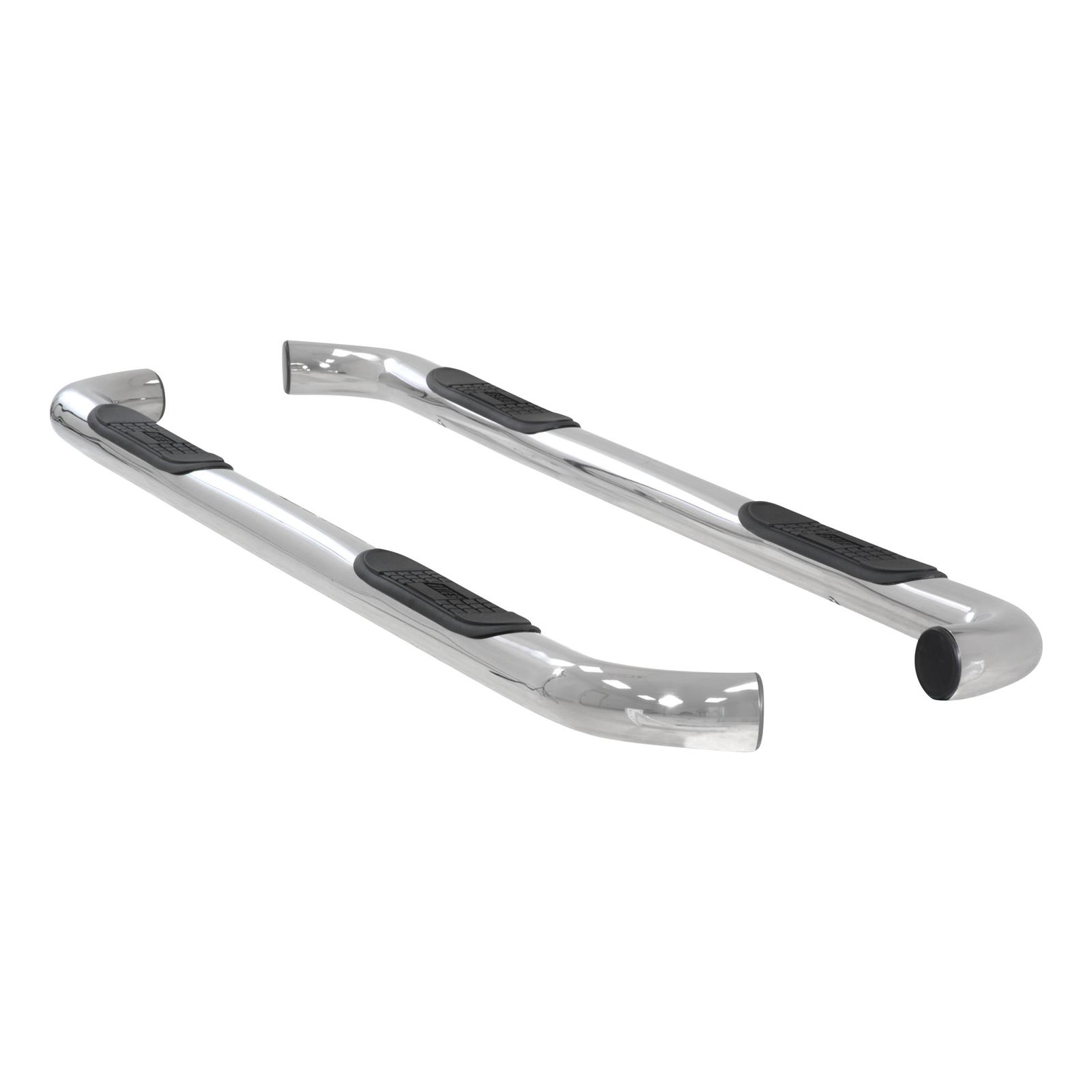Aries Automotive 3 in. Round Side Bars for 2009-2014 F-150 - 203039-2 Step Bars, Diameter, Stainless Steel, Polished, Ford, Pair thumbnail 3