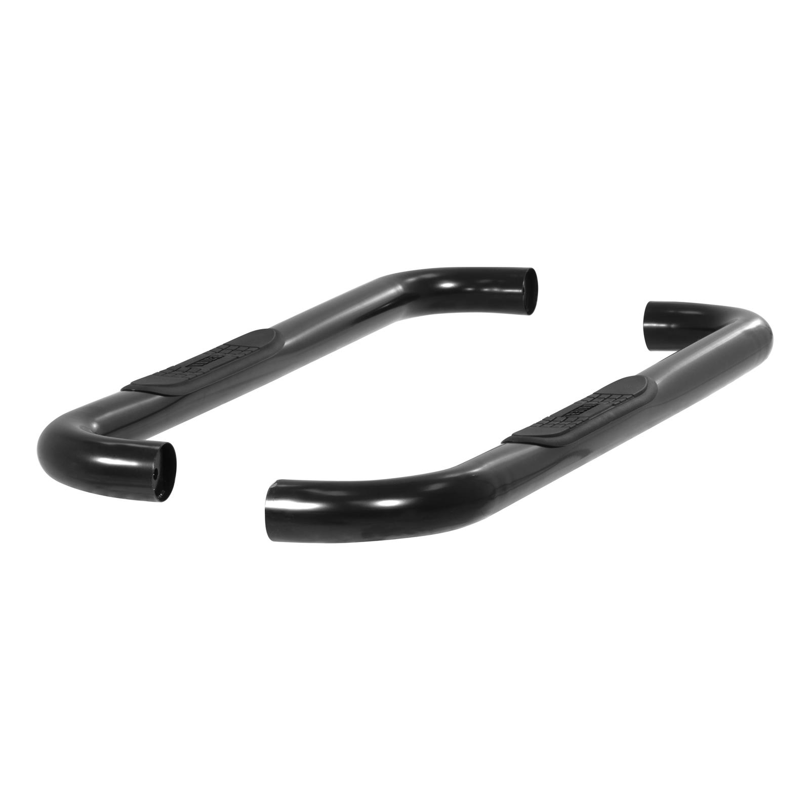 Aries Automotive 3 in. Round Side Bars for 2009-2014 F-150 - 203040 Step Bars, Diameter, Steel, Black Powdercoated, Ford, Pair thumbnail 2