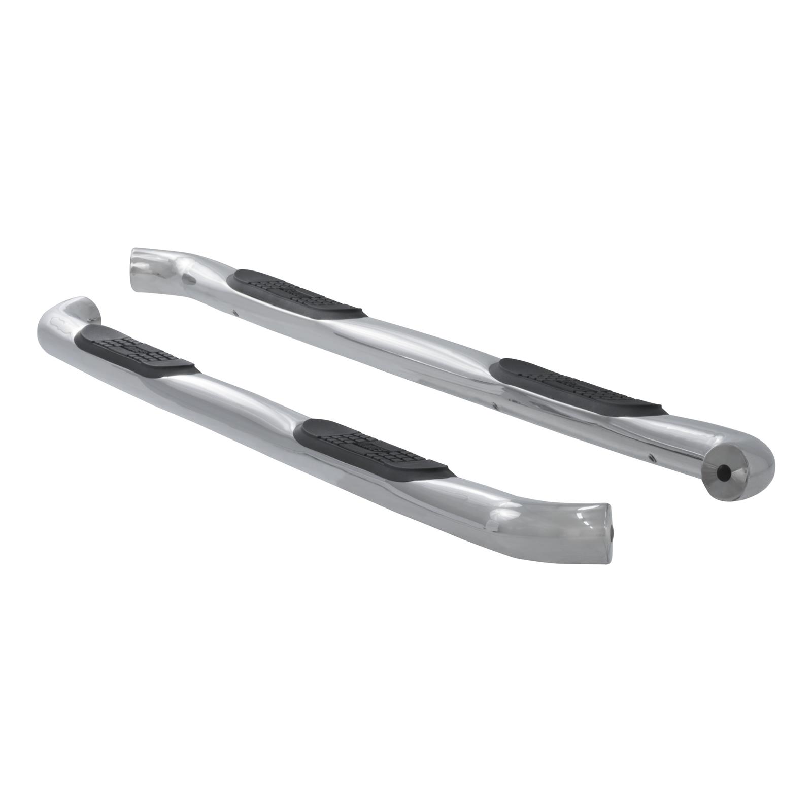 Aries Automotive 3 in. Round Side Bars 203043-2 Step Bars, Diameter, Stainless Steel, Polished, Ford, Pair thumbnail 4
