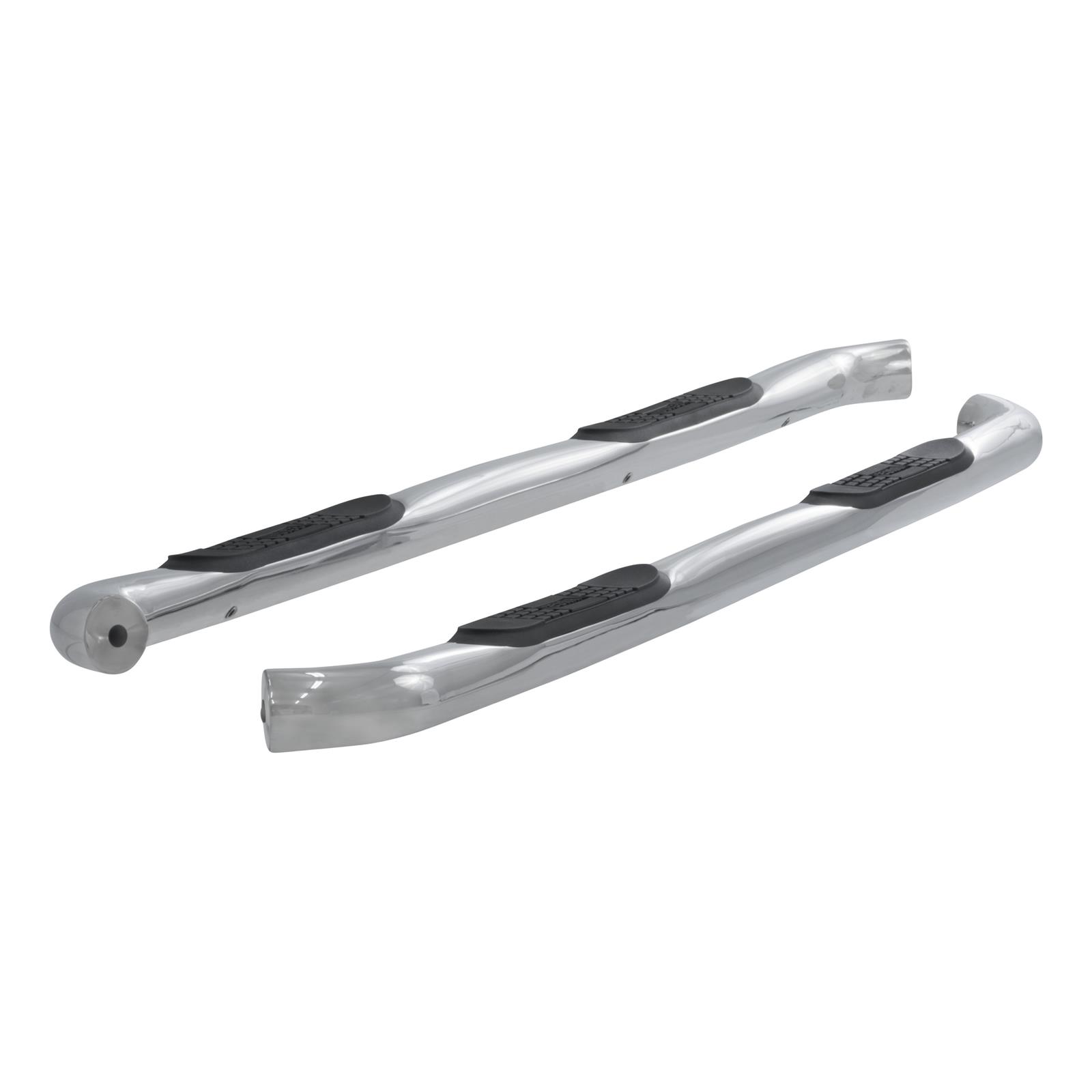 Aries Automotive 3 in. Round Side Bars 203043-2 Step Bars, Diameter, Stainless Steel, Polished, Ford, Pair thumbnail 5