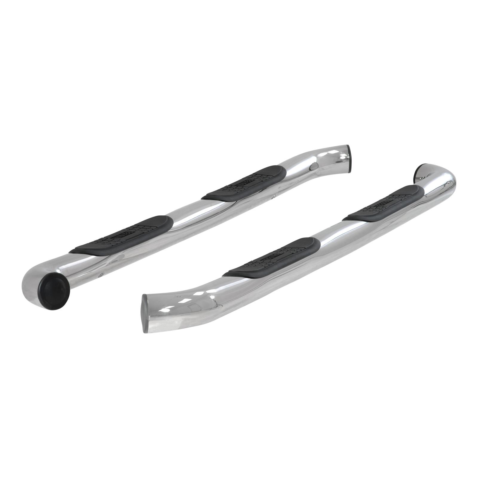 Aries Automotive 3 in. Round Side Bars 203044-2 Step Bars, Diameter, Stainless Steel, Polished, Ford, Pair thumbnail 3