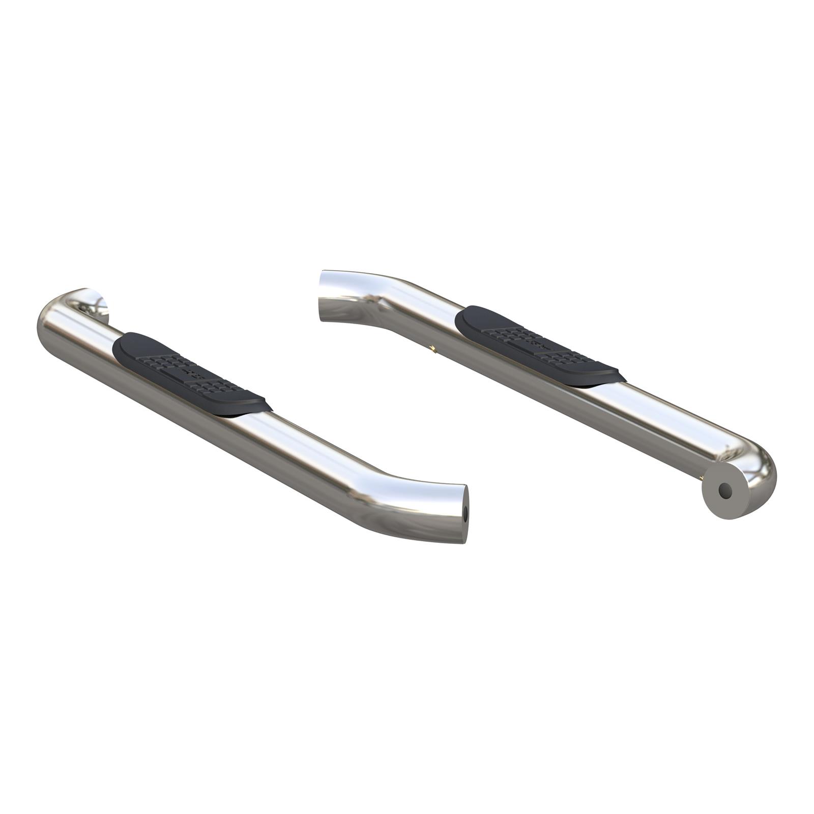 Aries Automotive 3 in. Round Side Bars 203045-2 Step Bars, Diameter, Stainless Steel, Polished, Ford, Pair thumbnail 3