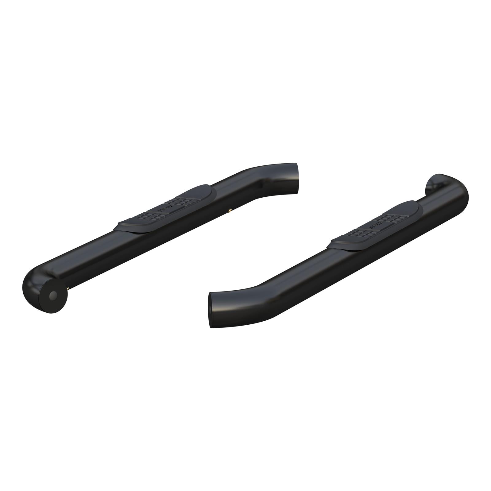Aries Automotive 3 in. Round Side Bars 203045 Step Bars, Diameter, Steel, Black Powdercoated, Ford, Pair thumbnail 5