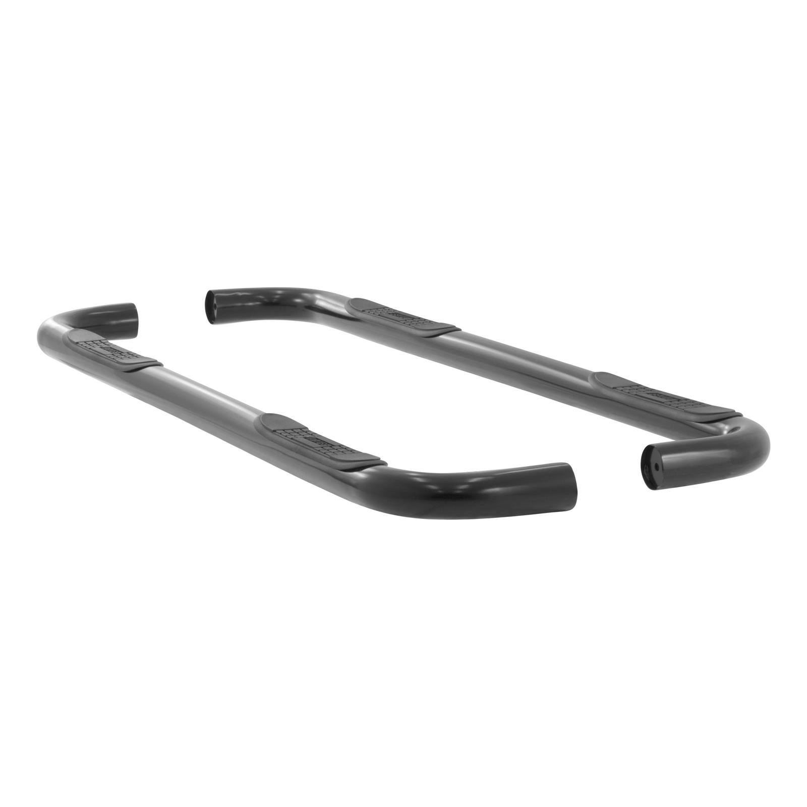 Aries Automotive 3 in. Round Side Bars for 1992-1999 C1500 SUBURBAN, K1500 SUBURBAN - 204014 Step Bars, Diameter, Steel, Black Powdercoated, Chevy, GMC, Pair thumbnail 3