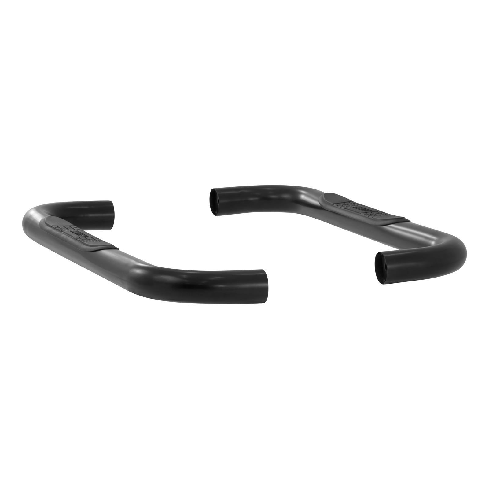 Aries Automotive 3 in. Round Side Bars 204017 Step Bars, Diameter, Steel, Black Powdercoated, Chevy, GMC, Pair thumbnail 3